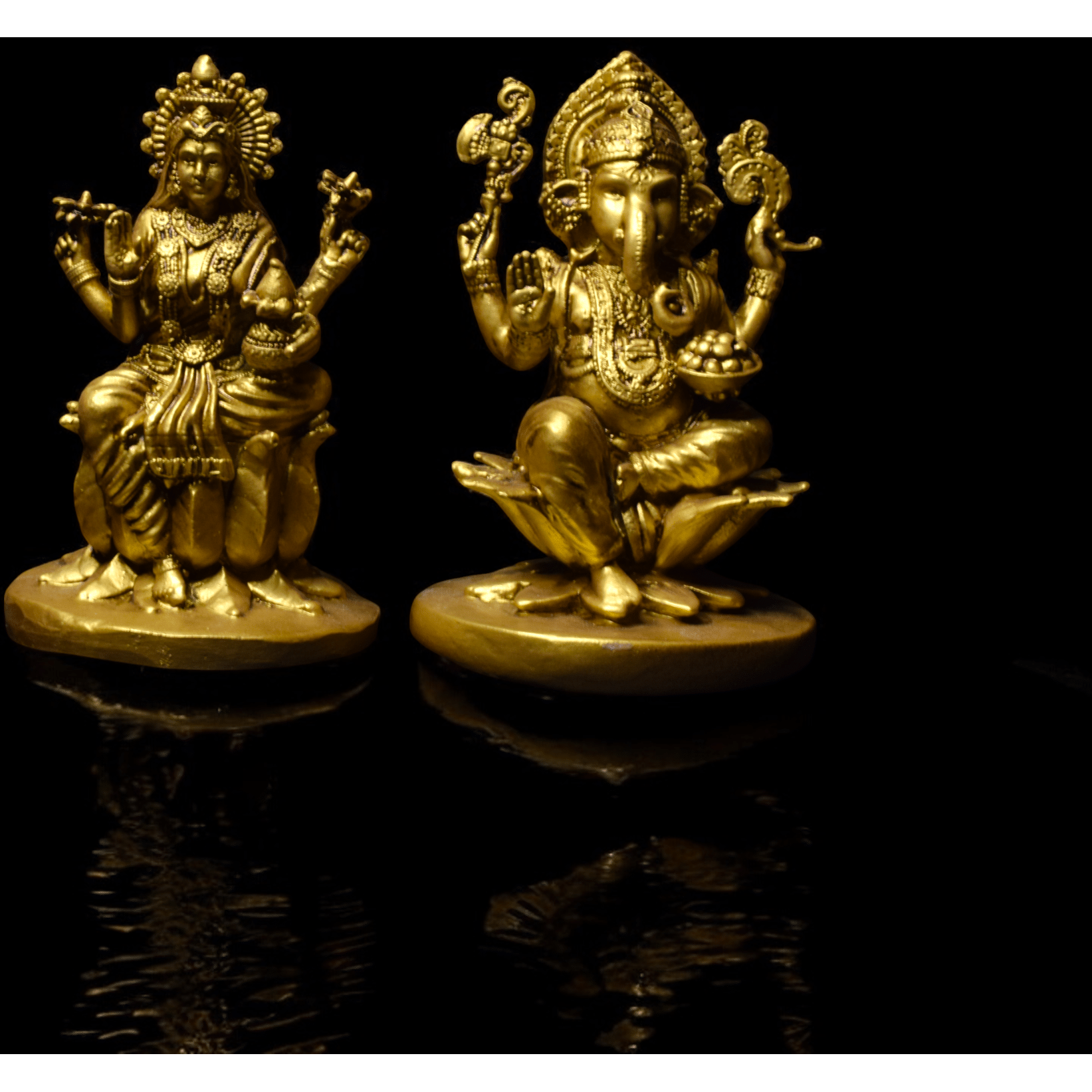 Laxmi ji and Ganesh ji Diwali Special - Car dashboard