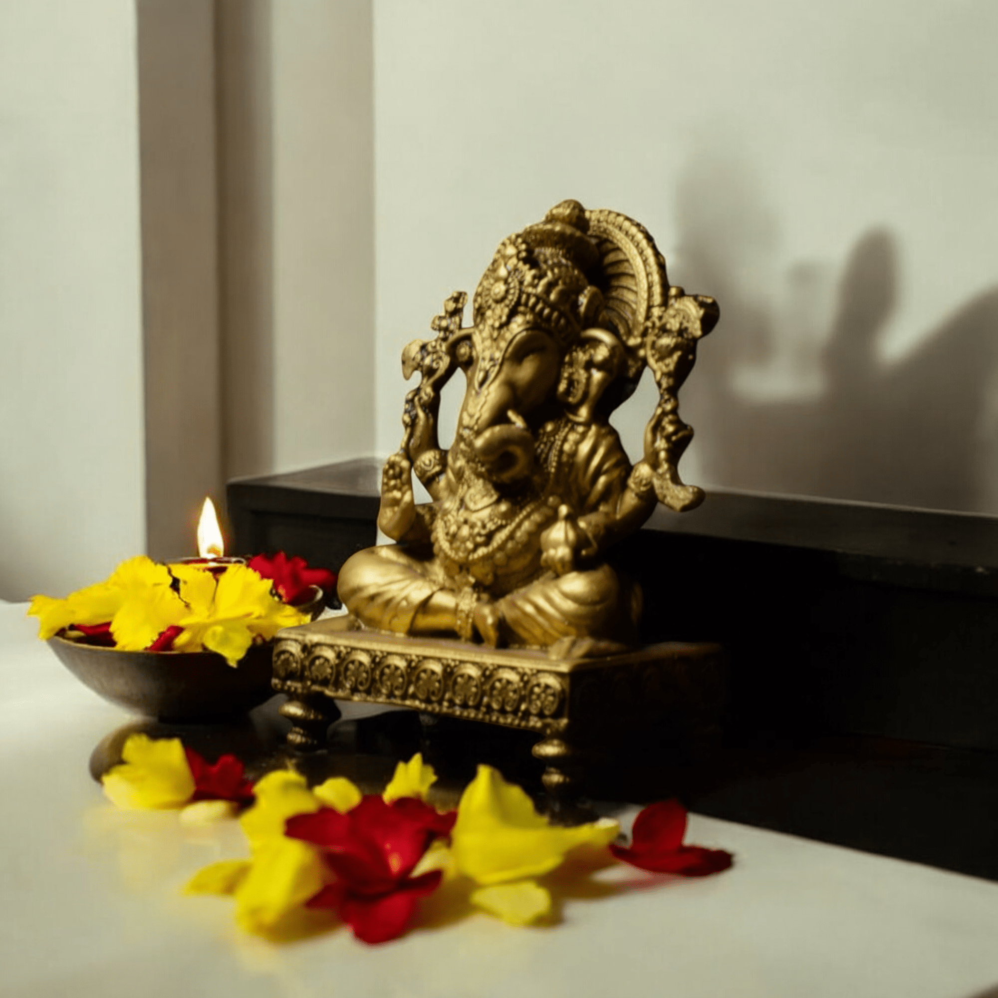 Ganesh Ji On Chowki -Office decor