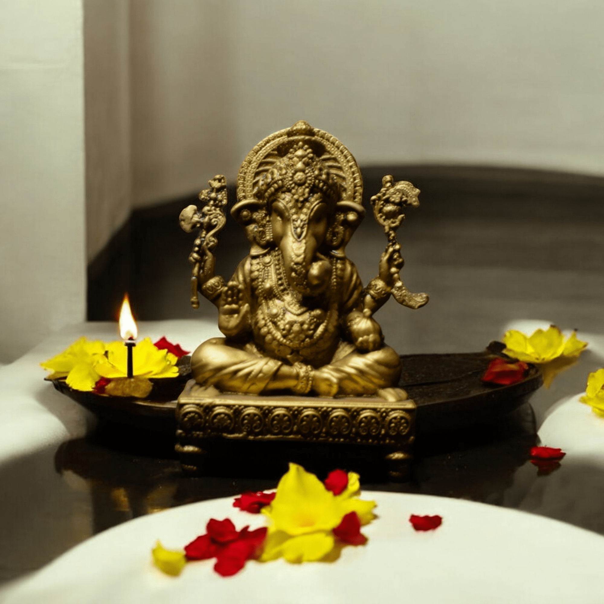 Ganesh Ji On Chowki -Office decor