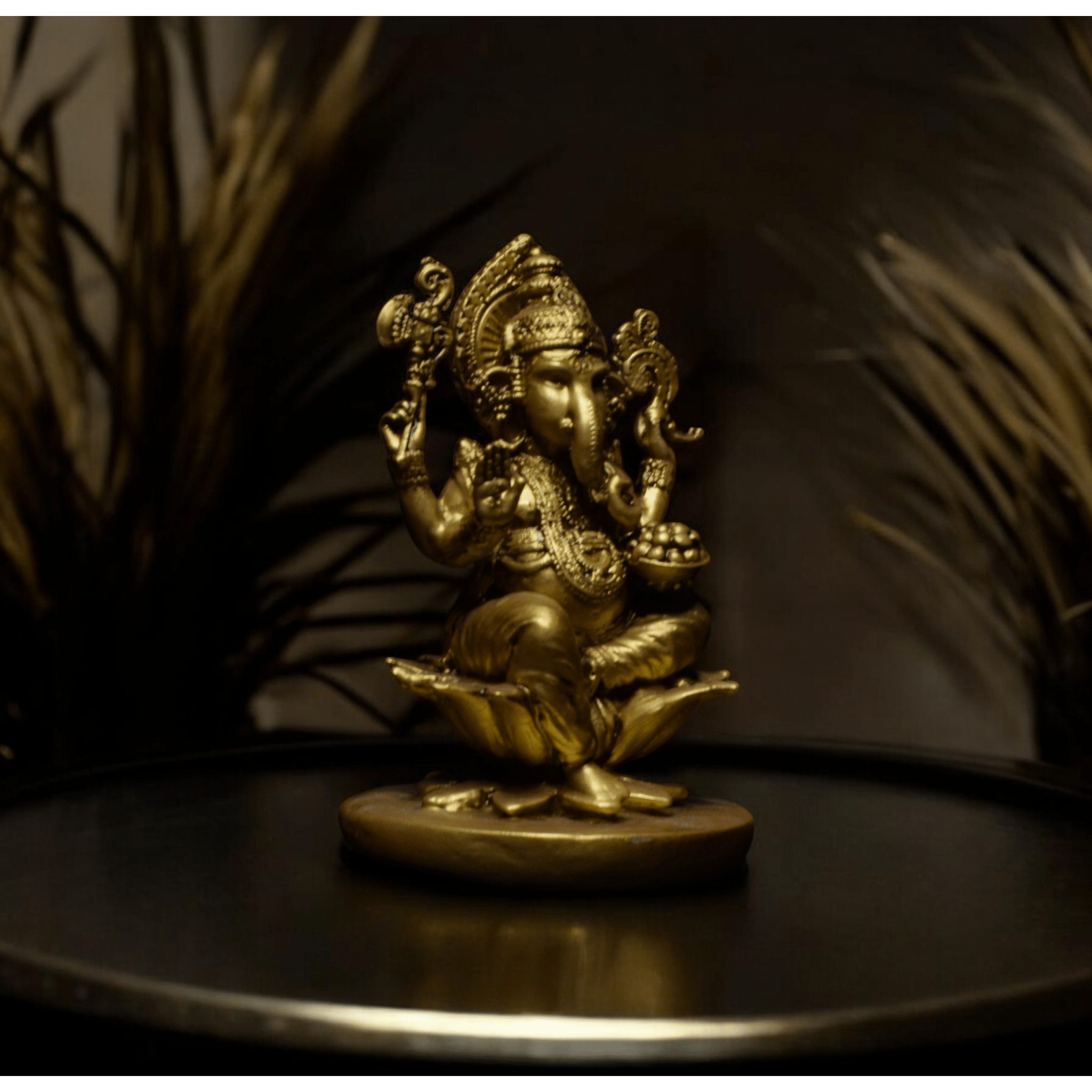 Ganesh Ji On Lotus -Office decor