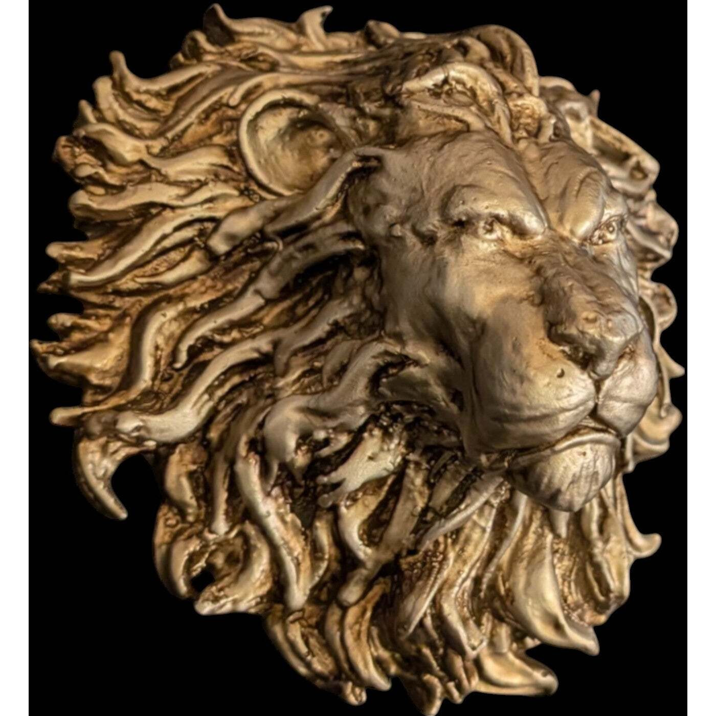 Majestic Lion Head Wall Decor for Office & Home
