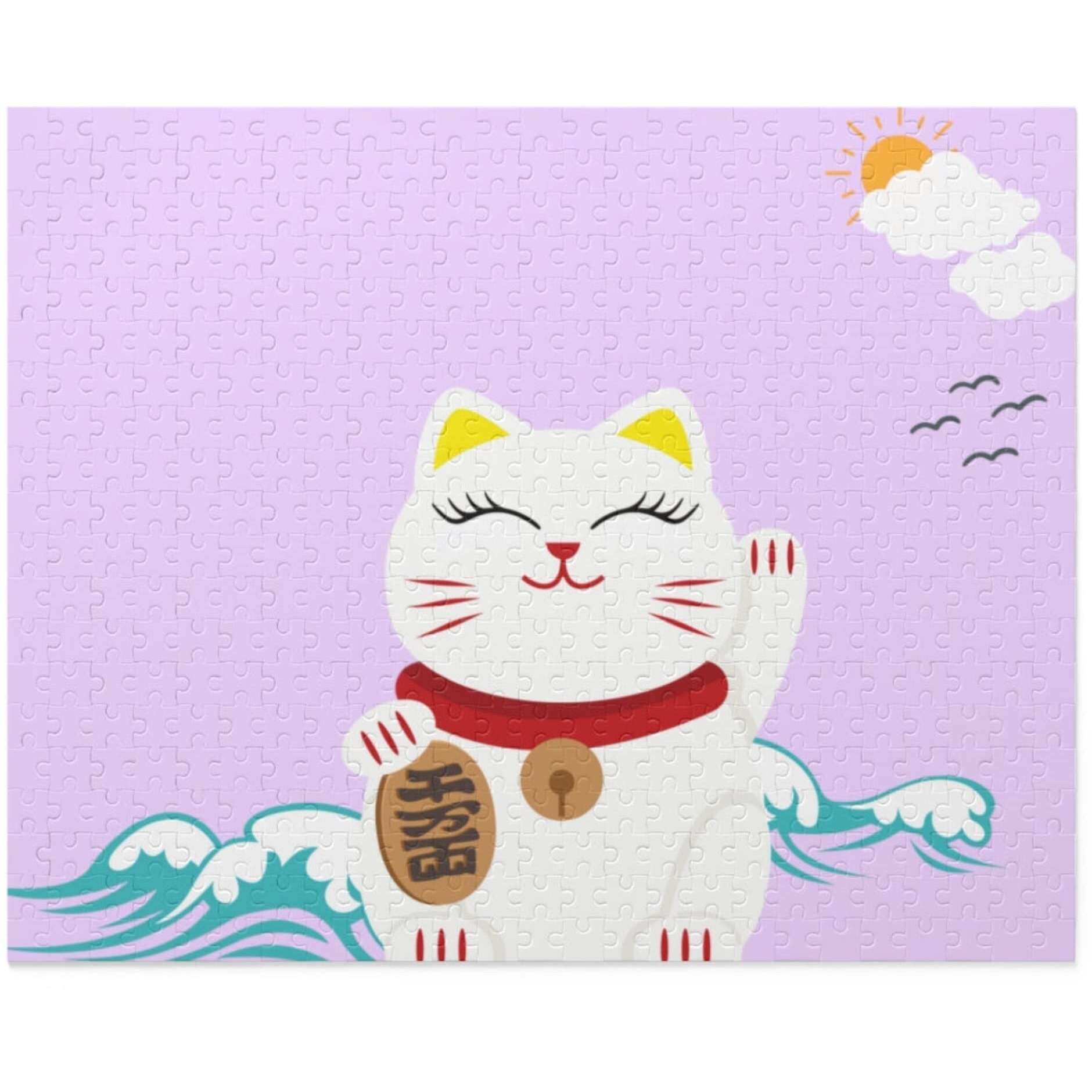 Onetify Lucky Cat Jigsaw Puzzle 500-Piece