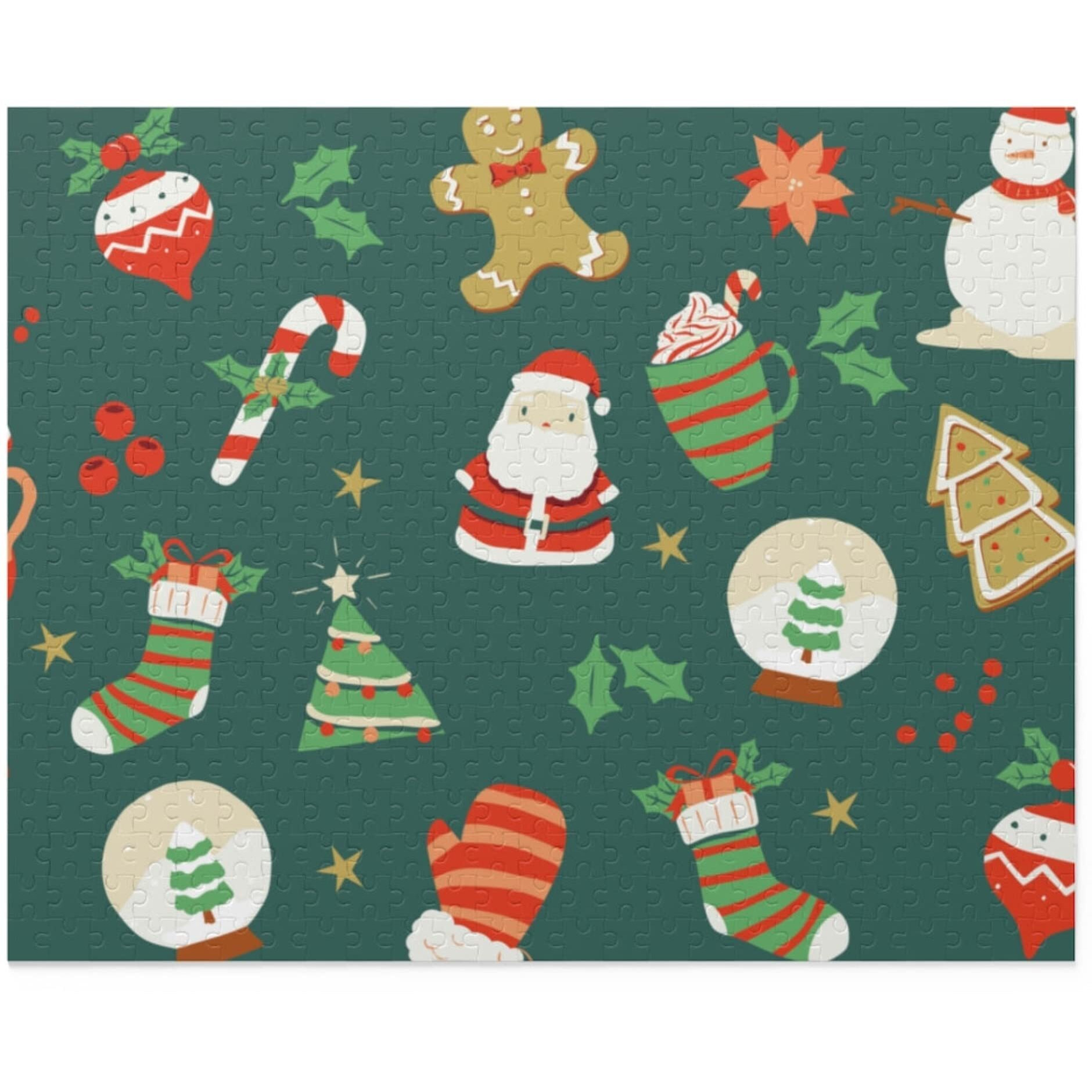 Onetify Retro Christmas Jigsaw Puzzle 500-Piece