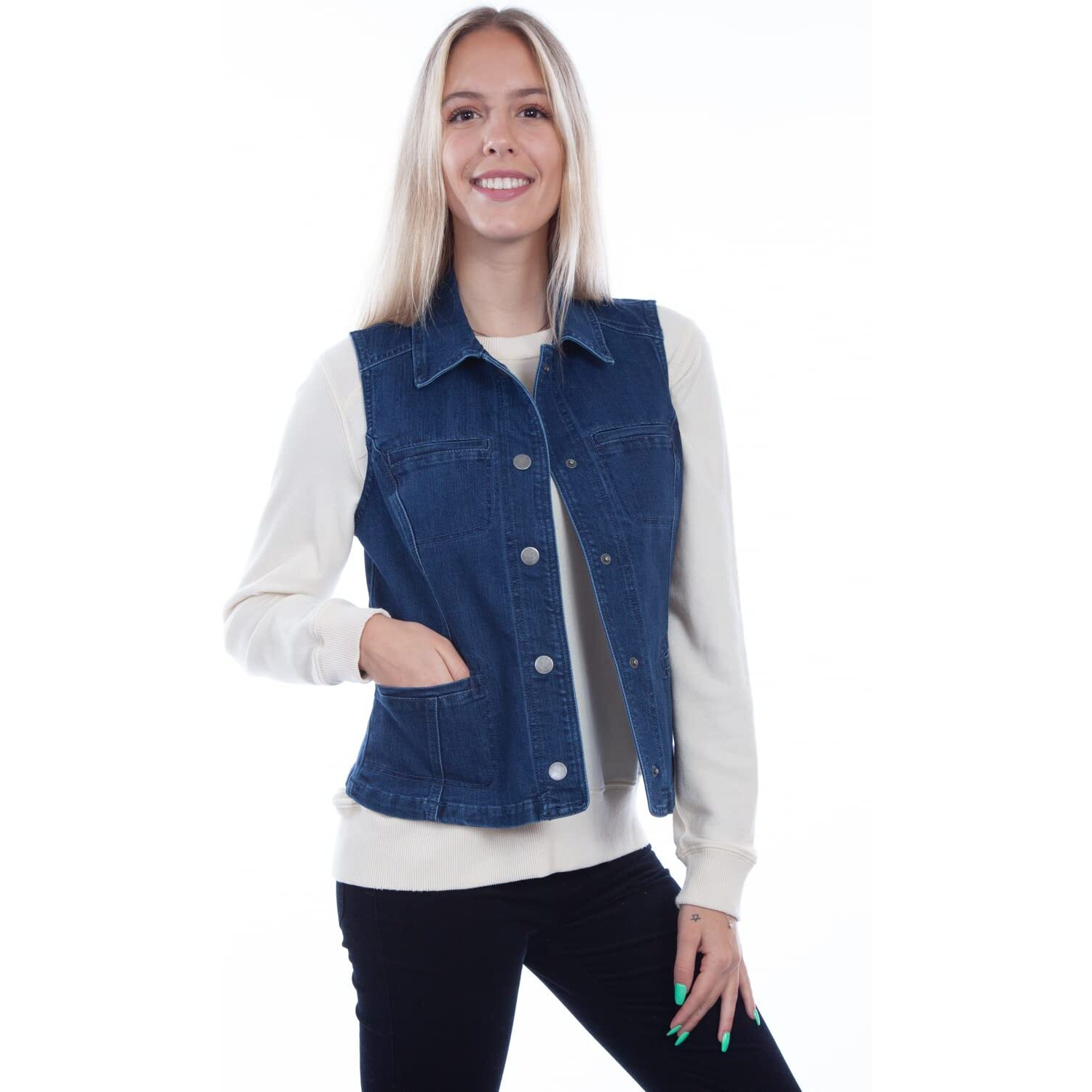 Scully Women's HC548 Jacket Denim L