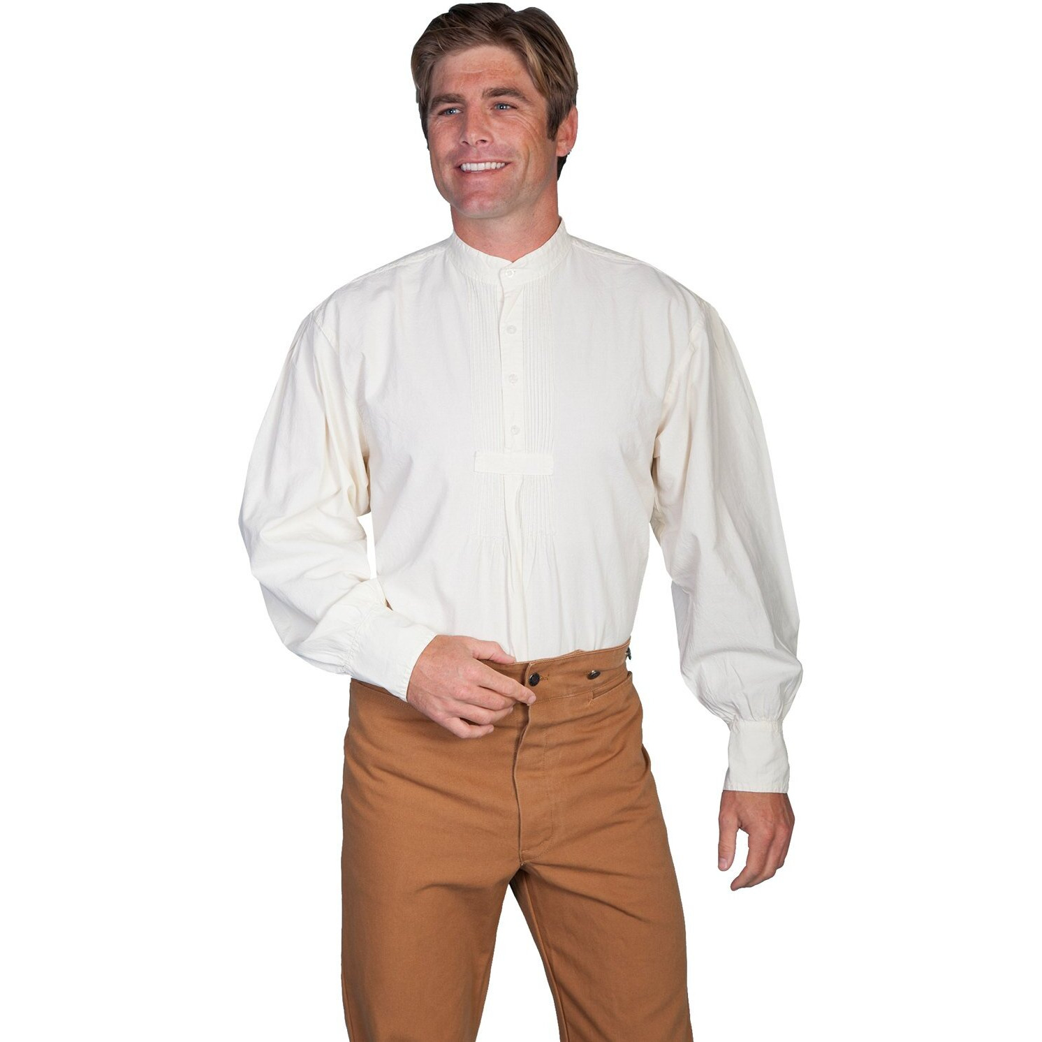 Scully Men's Pleated Front Pullover