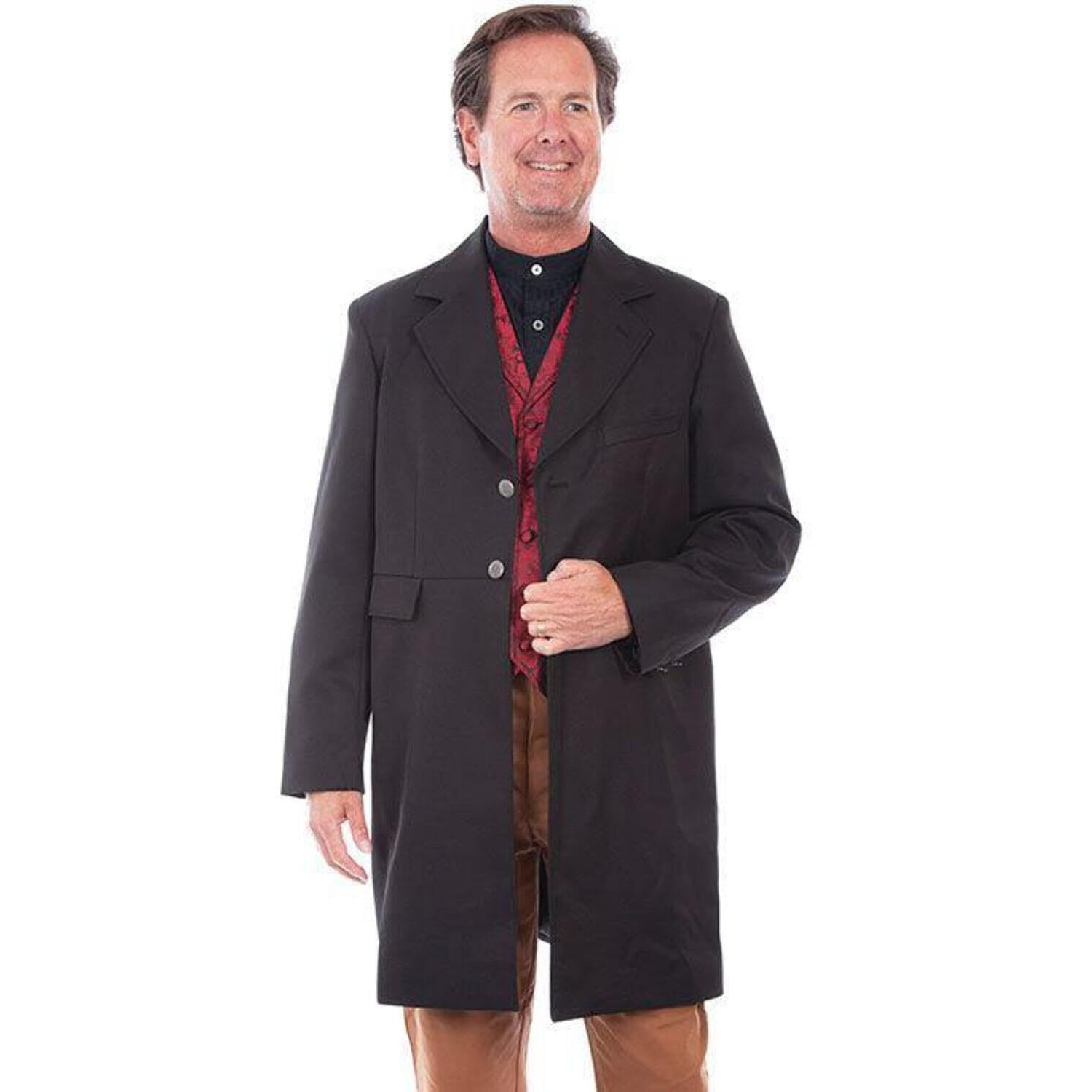 Scully Rangewear Men's Frock Coat Black 52 T