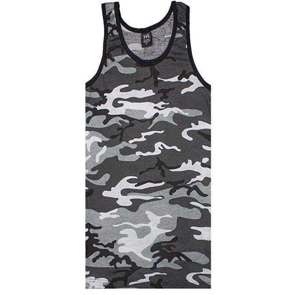 Fox Outdoor Products Tank Top, Urban Camo, 3X-Large