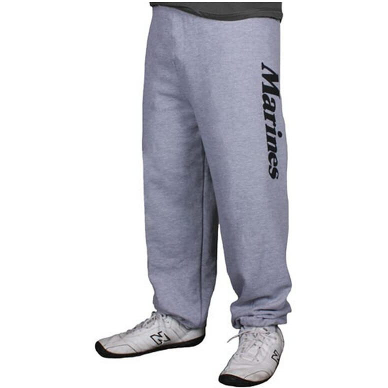 Fox Outdoor Products Marines Sweatpants, Heather Grey, X-Large