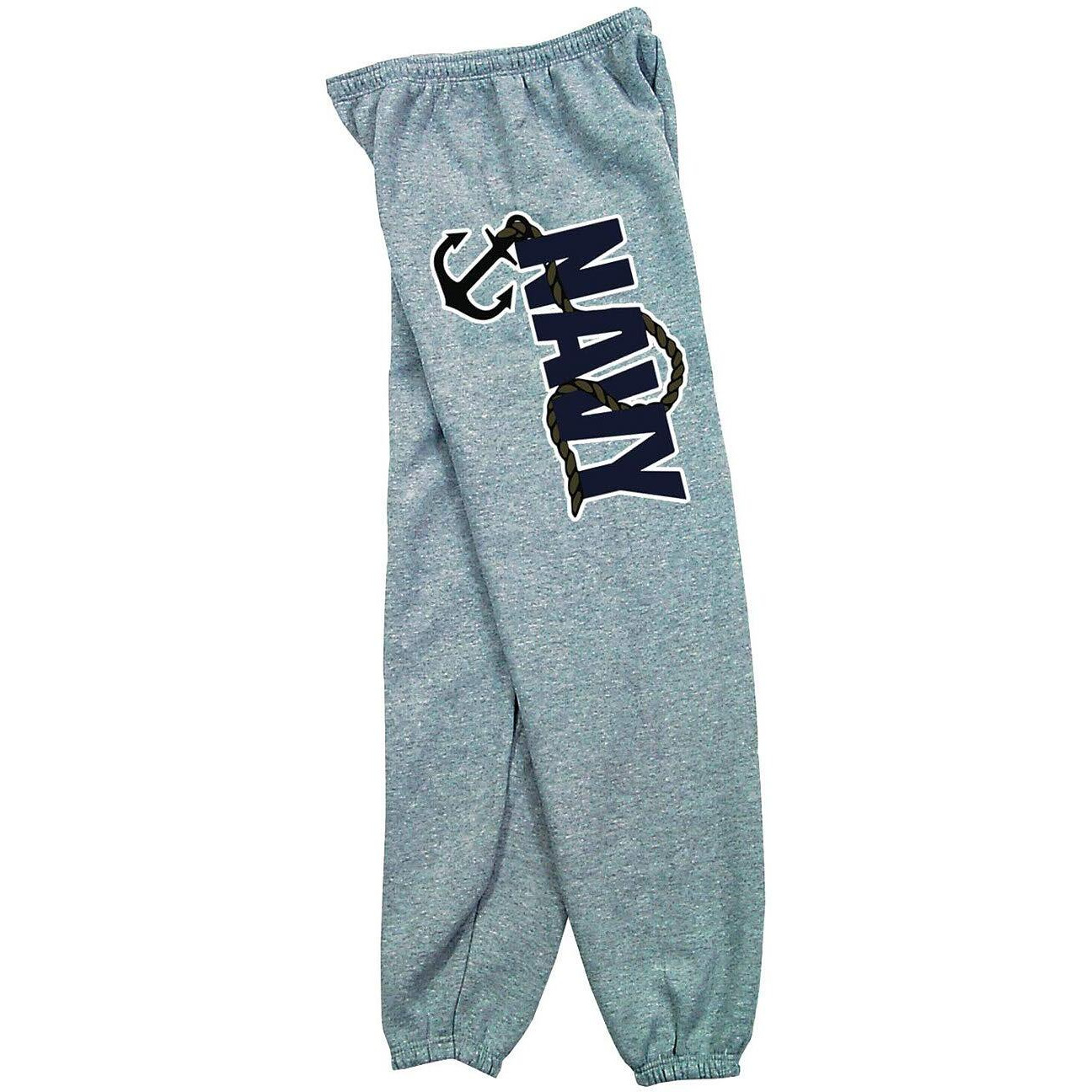 Fox Outdoor Navy Military Branch Sweatpants/Lounge Pants with Logo