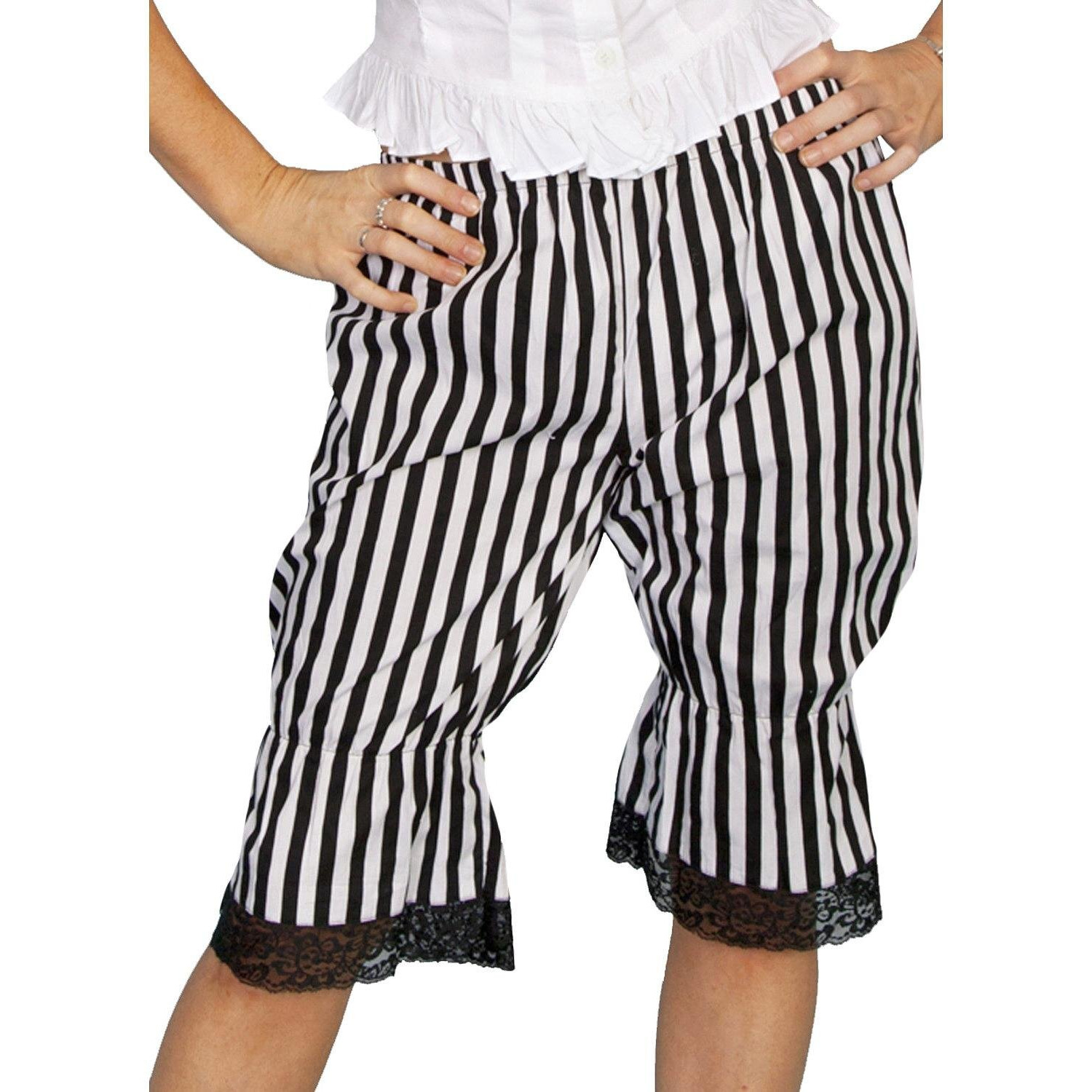 Scully Rangewear Women's Rangewear Stripe Bloomers Black Medium