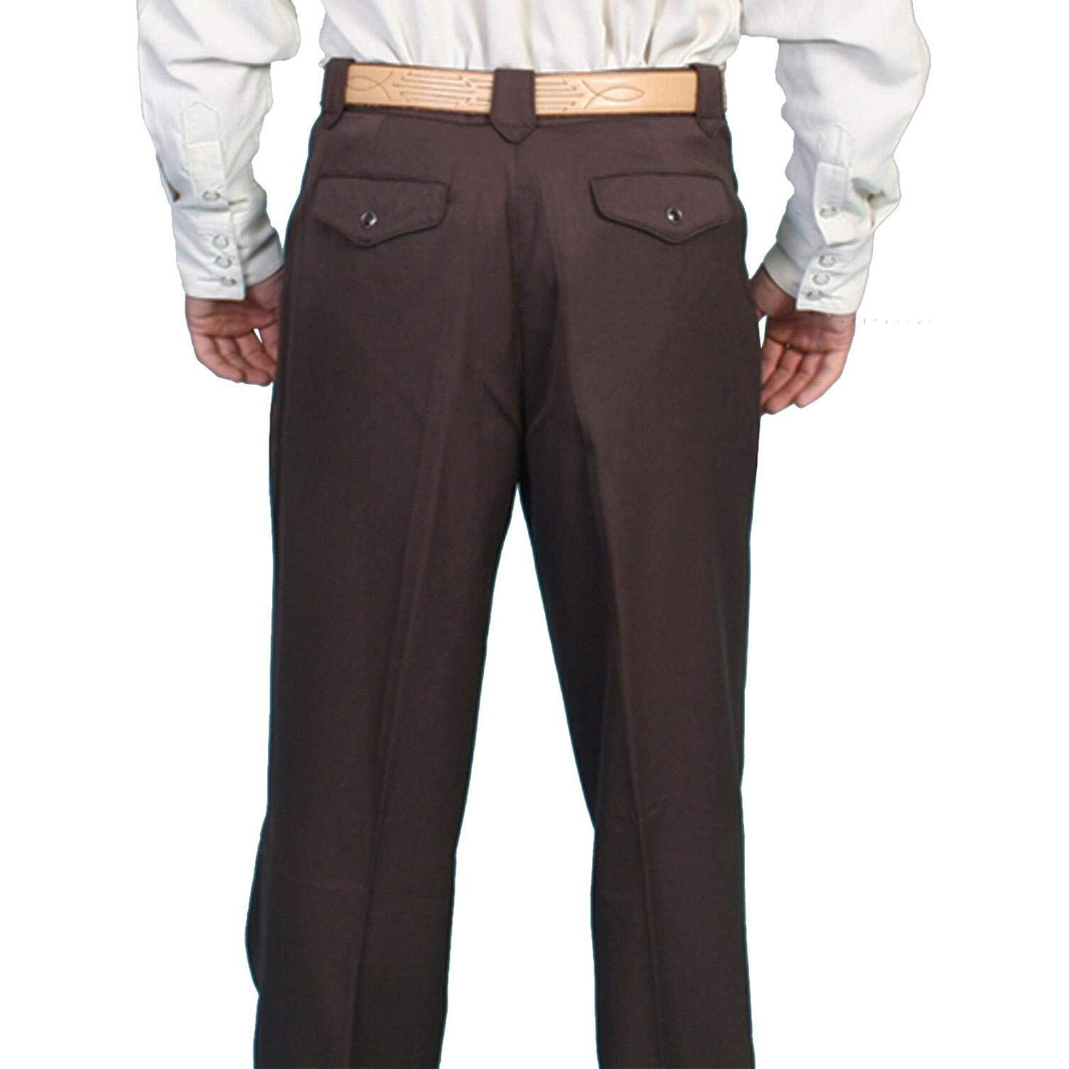 Scully Rangewear Men's Western Trouser Pants Brown 32