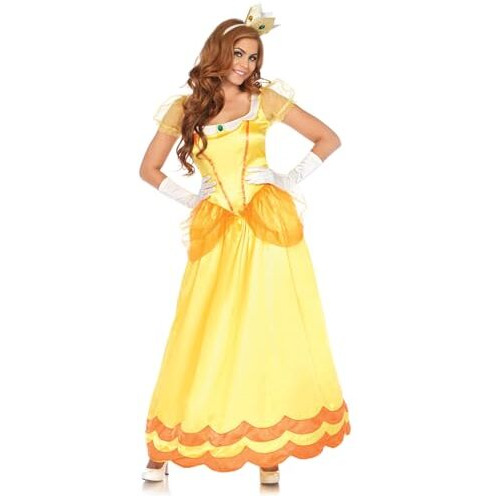 Leg Avenue Women's 2PC.Sunflower Princess, Yellow/Orange, X-Large