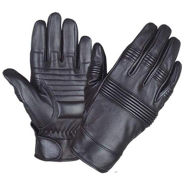 Men's Full Finger Leather Gloves,Black,Size - 4XL