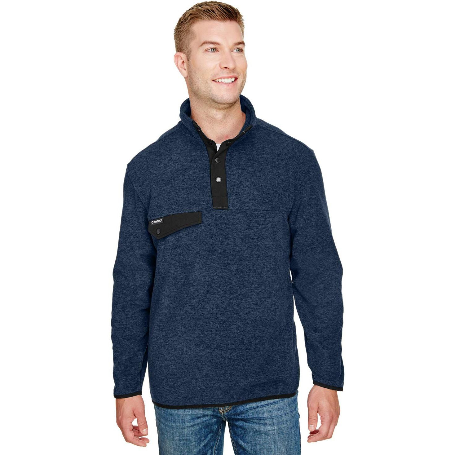 DRI Duck B85367653 Denali Pullover, Navy - Small