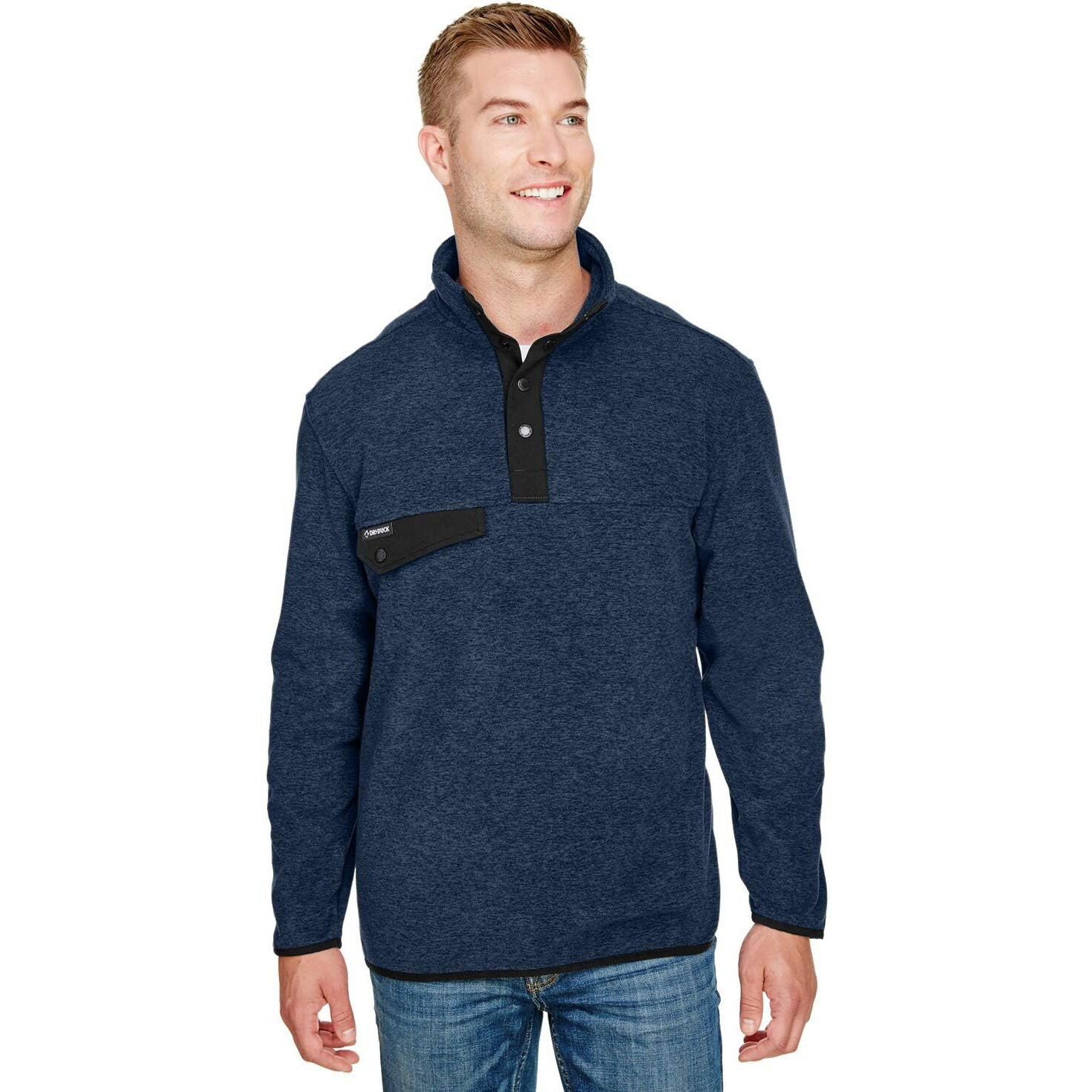 DRI Duck B85367655 Denali Pullover, Navy - Large