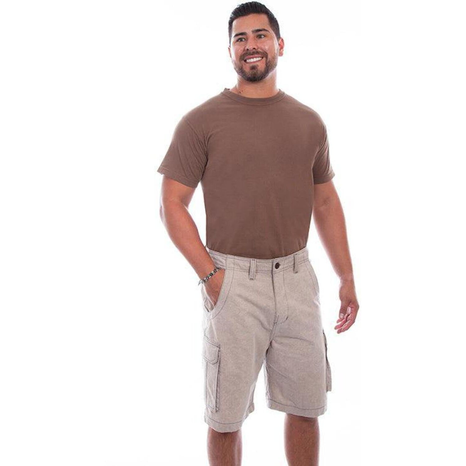 Scully Western Shorts Mens Trail Walk Cargo Utility 30 Stone F0_5201