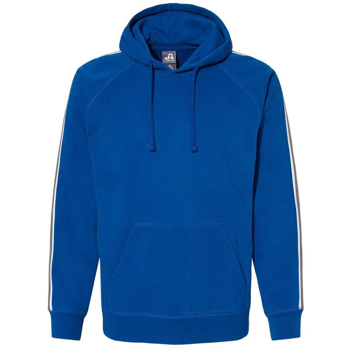 J. America Rival Fleece Hooded Sweatshirt XS Royal