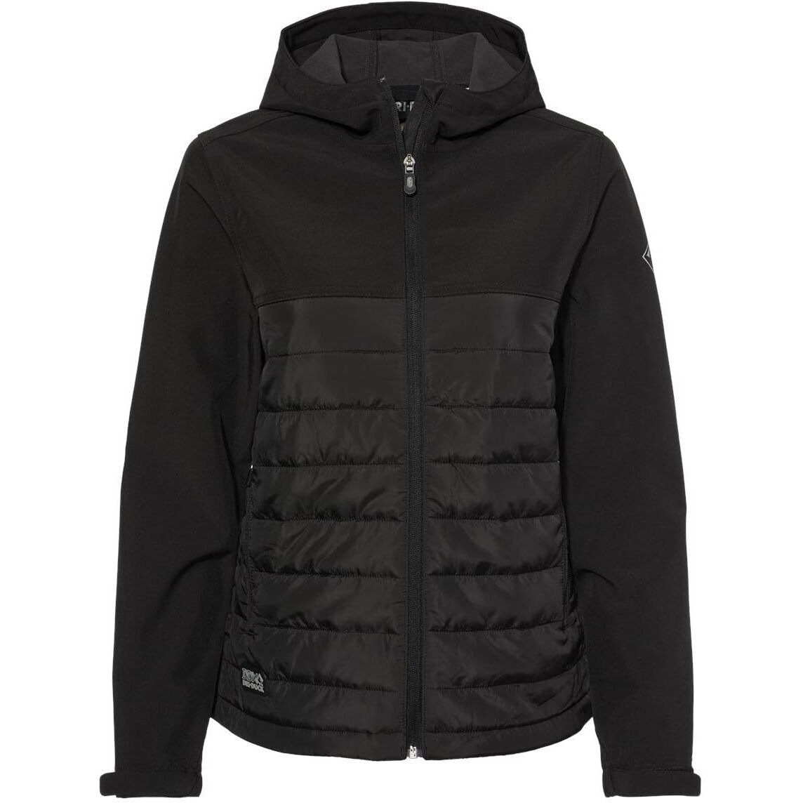 DRI Duck - Women's Vista Soft Shell Puffer Jacket - 9415 - M - Black