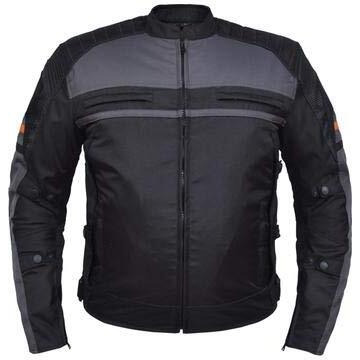 Unik International Mens 2-Tone Textile Jacket ,ORA ,3XL
