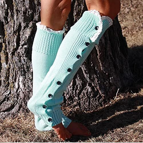 Lacy Legs - Lounge in Delicate and Cozy Lacy Socks, Black