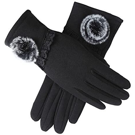 SWEET ROZINA Touch Gloves, Black