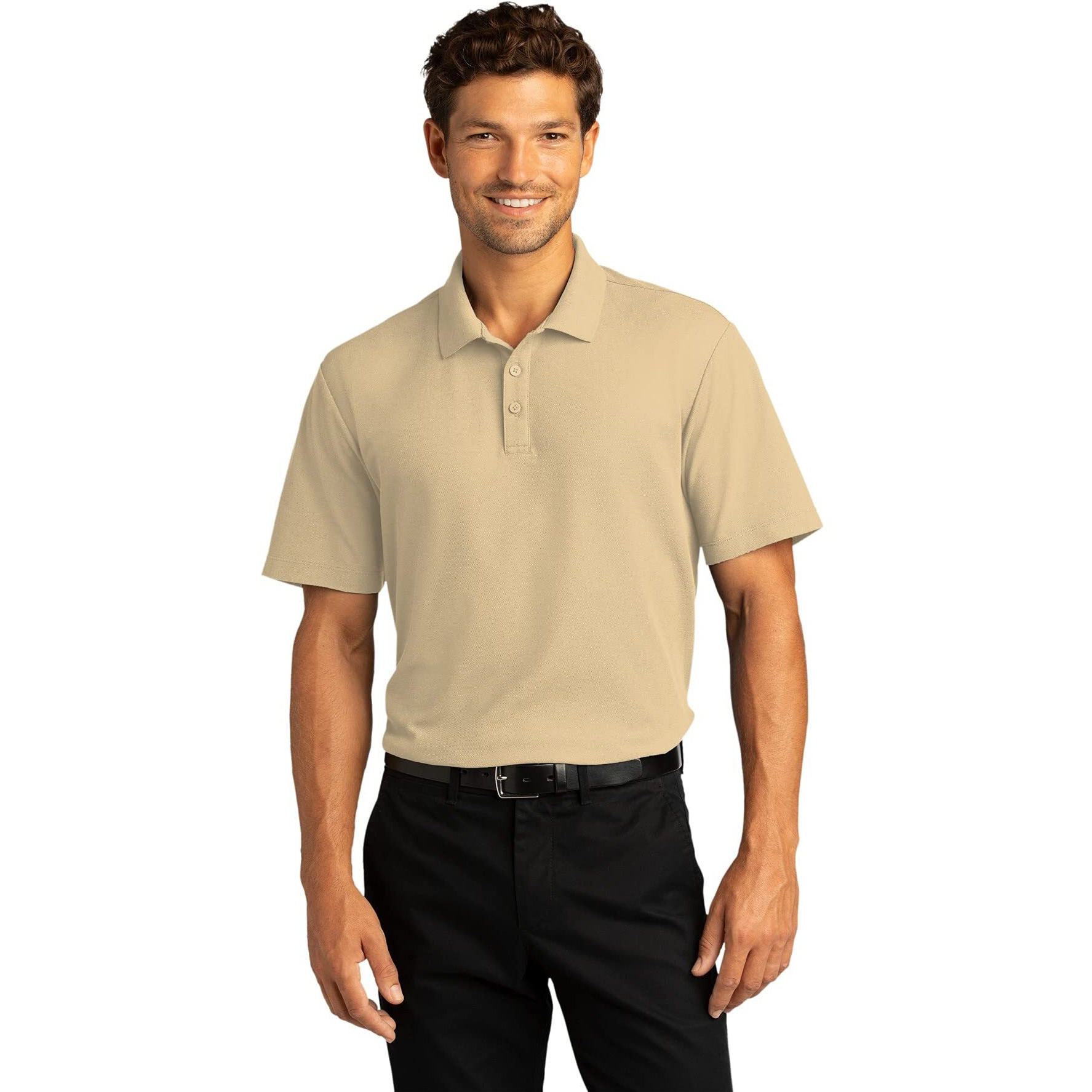 Port Authority SuperPro React Polo, Wheat, 3X-Large