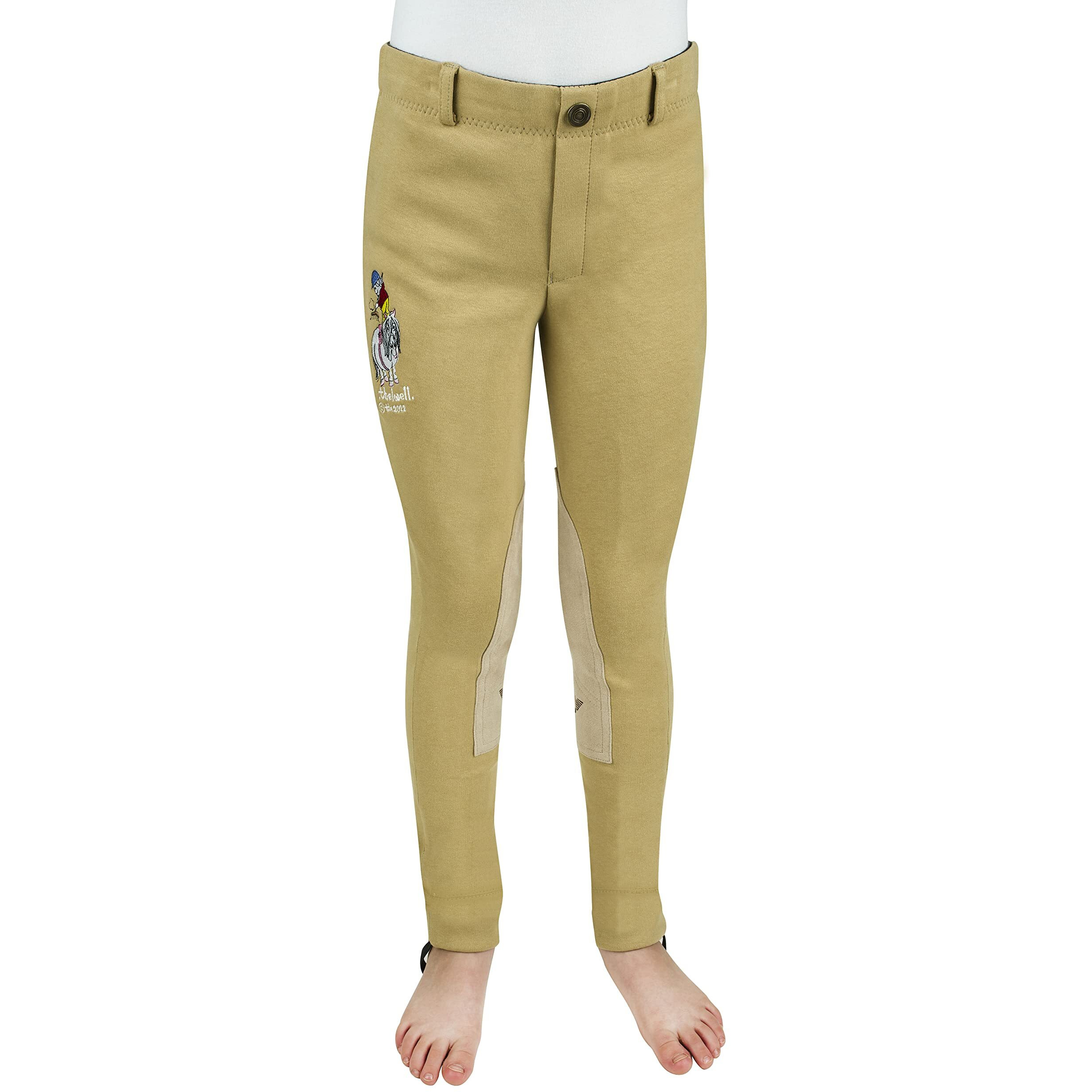 TuffRider Kids Thelwell Embroidery KP Jods 12 Tan