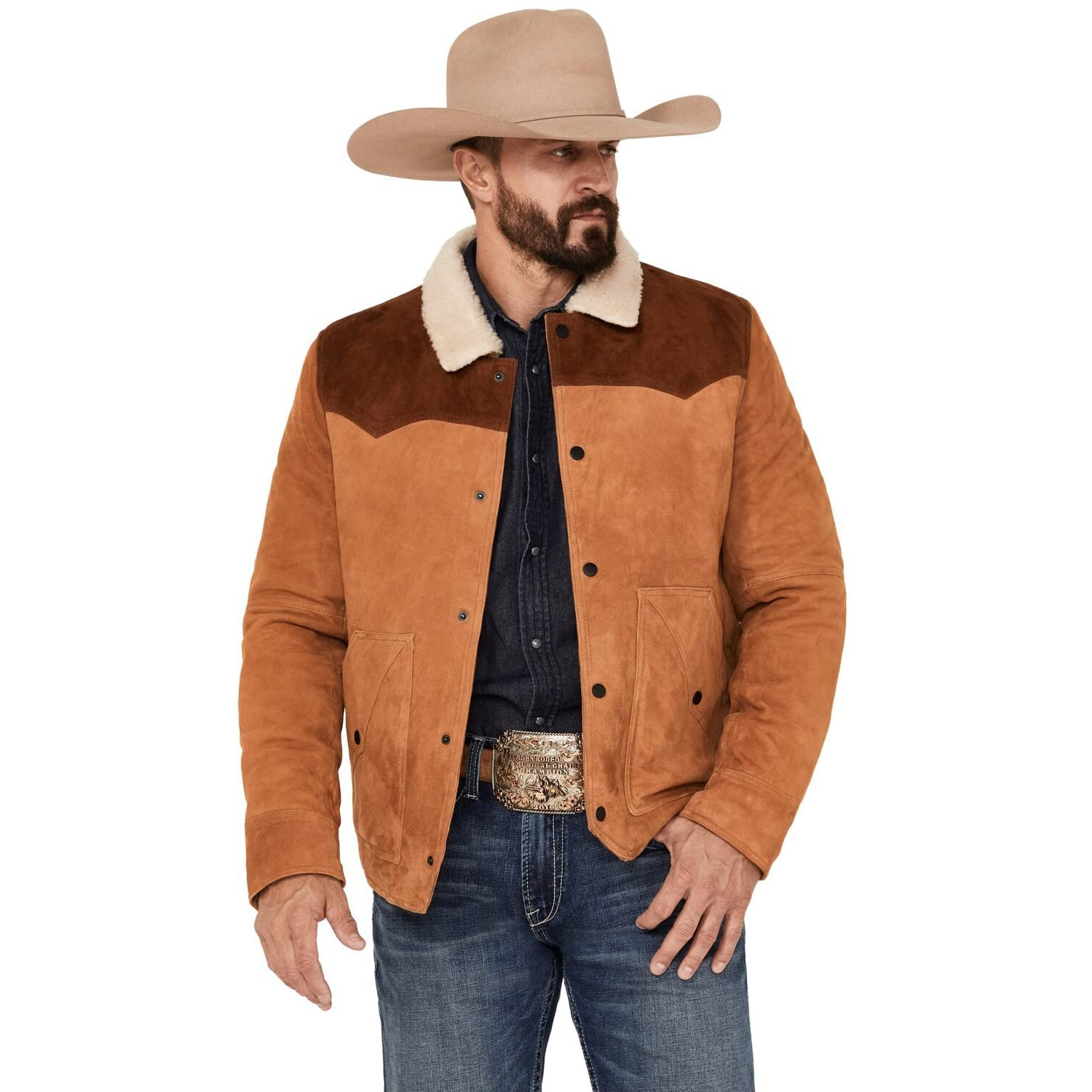 Scully Men's Suede Color Block Jacket - 2020-82 US