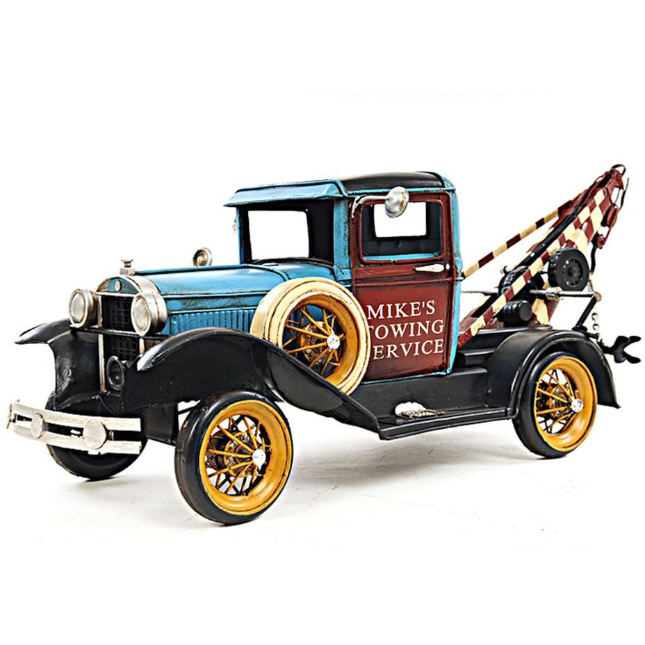 Old Modern Handicrafts 1931 Ford Model A Tow Truck - 112 Scale Model Truck - an Elegant Decor Piece for Any Space - 16.8L x 6.0W x 6.0H Inches