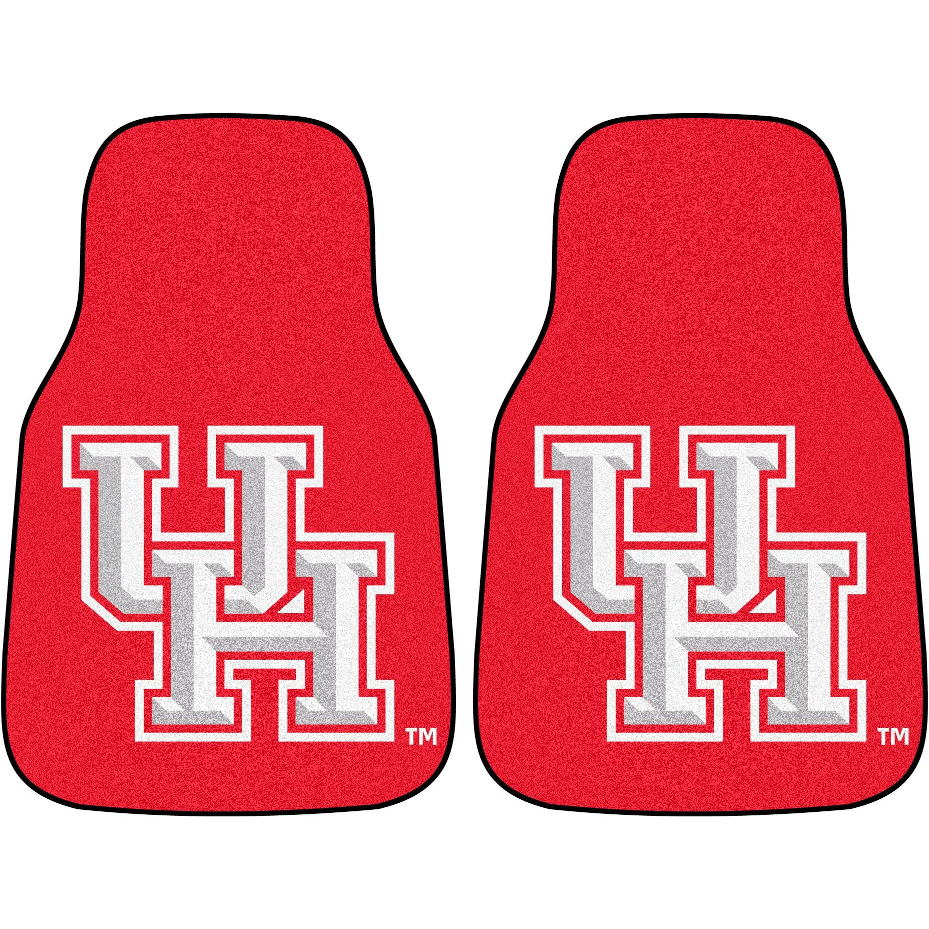 Fanmats Sports Team Logo Houston 2-piece Carpeted Car Mats 18&quotx27"