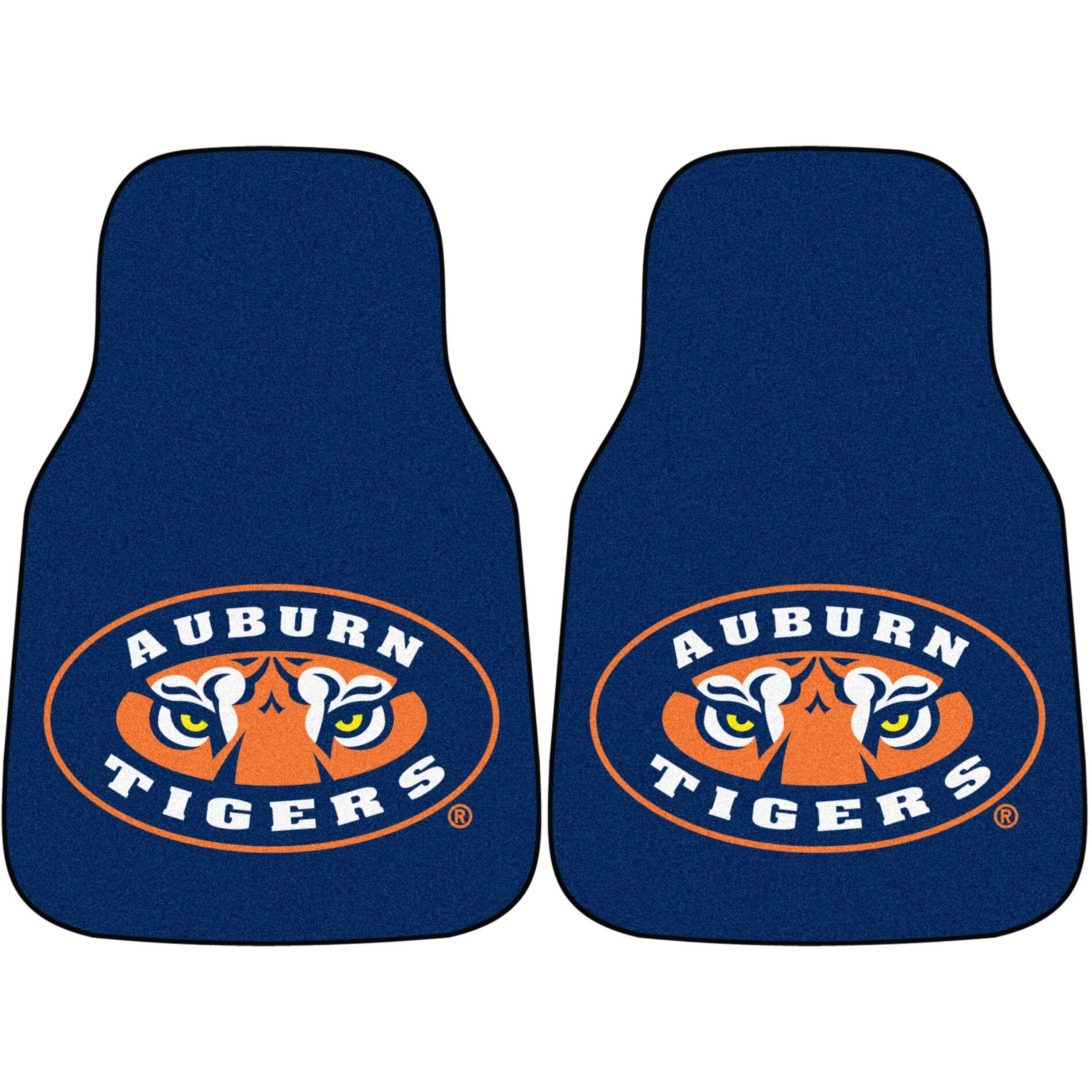 Fan Mats 5144 AU - Auburn University Tigers 18" x 27" Carpeted Car Mat Set