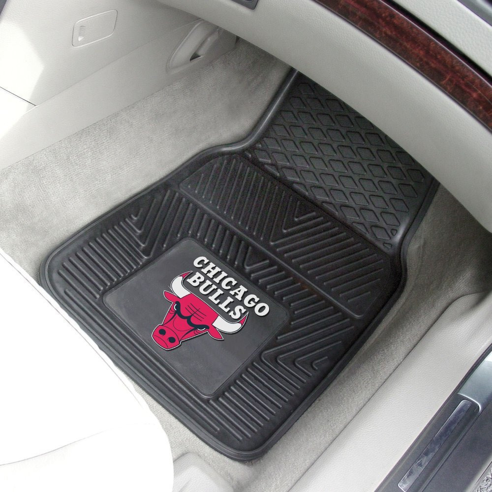 NBA - Chicago Bulls Heavy Duty 2-Piece Vinyl Car Mats 17&quotx27"