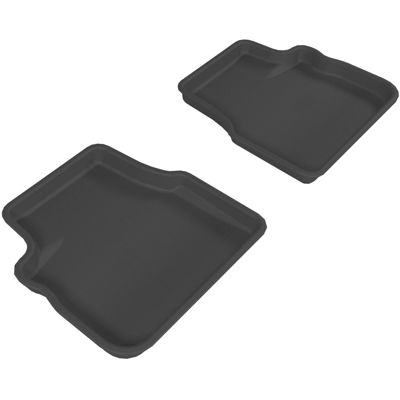 3D MAXpider Custom Fit Kagu Floor Mat (Black) Compatible with Subaru Forester 2009-2013 / Impreza 2008-2011 / WRX / WRX STI 2008-2014 - R2