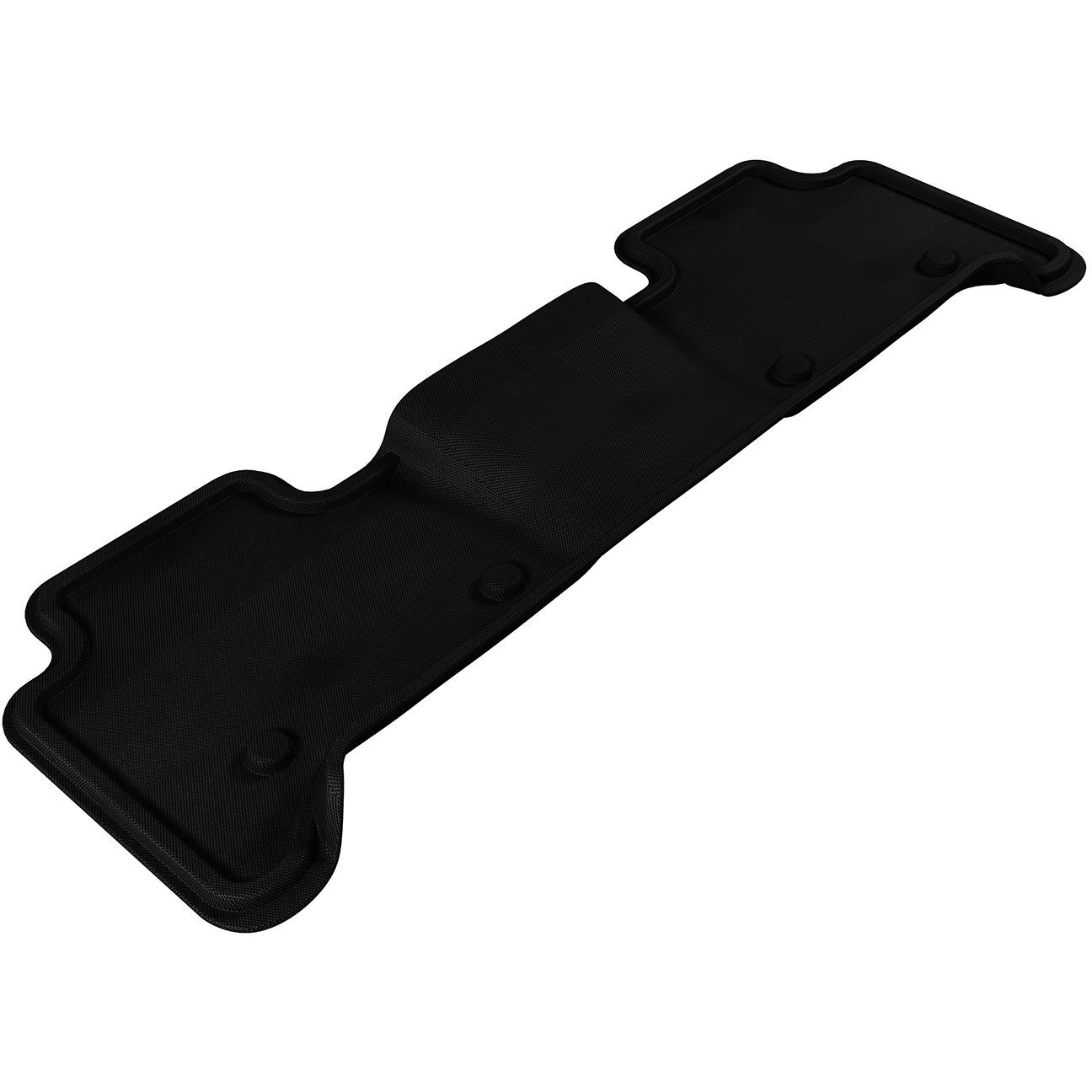 3D MAXpider - L1IN01621509 Second Row Custom Fit All-Weather Floor Mat for Select Infiniti QX80 / QX56 Models - Kagu Rubber (Black)
