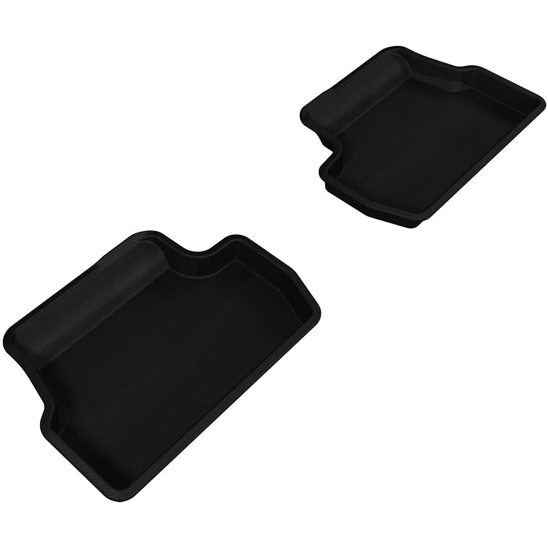 3D MAXpider 2014-2019 Mini Hardtop 2-Door Kagu 2nd Row Floormats - Black (L1MN01021509)