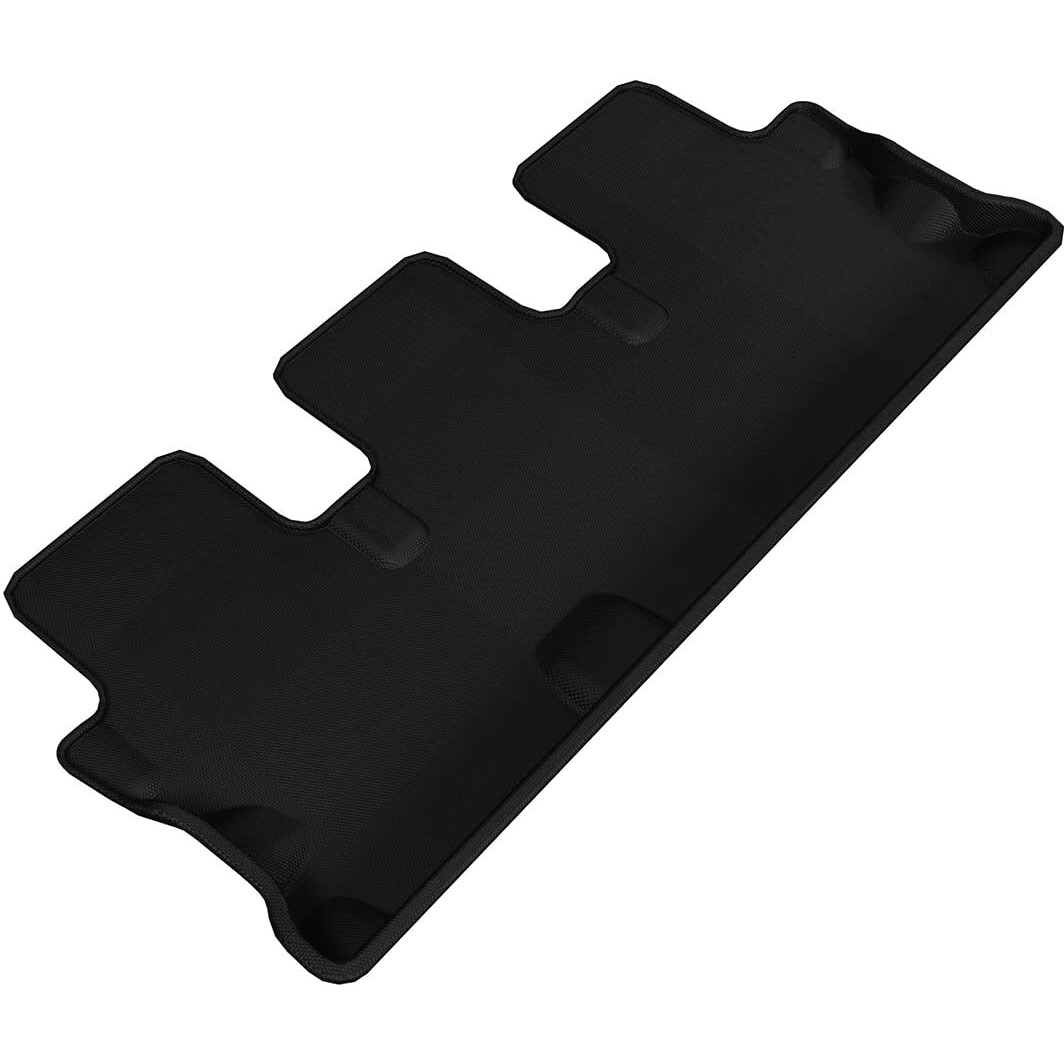 3D MAXpider-L1TY16331509 Third Row Custom Fit All-Weather Floor Mat for Select Toyota Highlander Models - Kagu Rubber (Black)