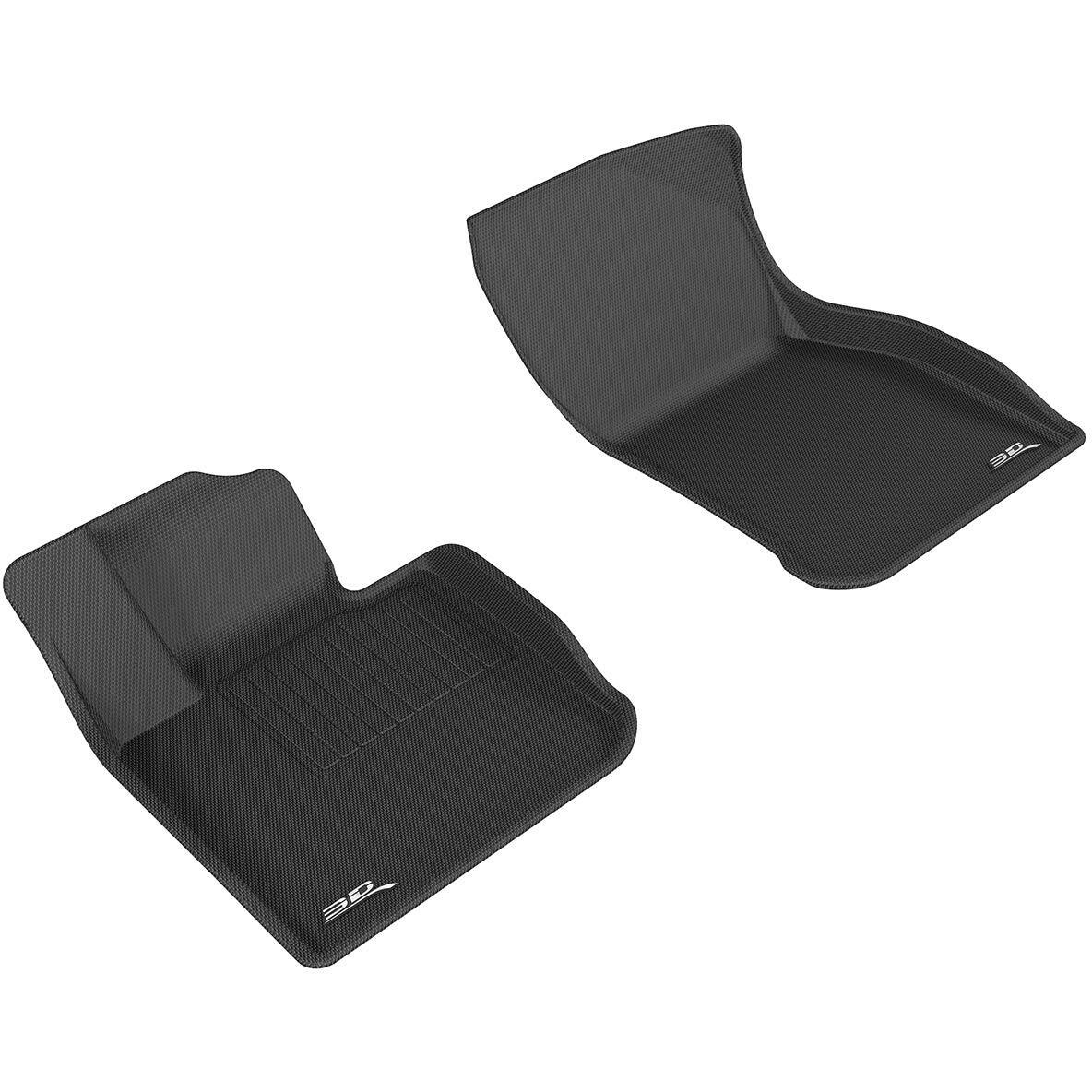 3D MAXpider Custom Fit Kagu Floor Mat (Black) Compatible with Mini Cooper/S/JCW Hardtop 4-Door 2014-2023 - Front Row