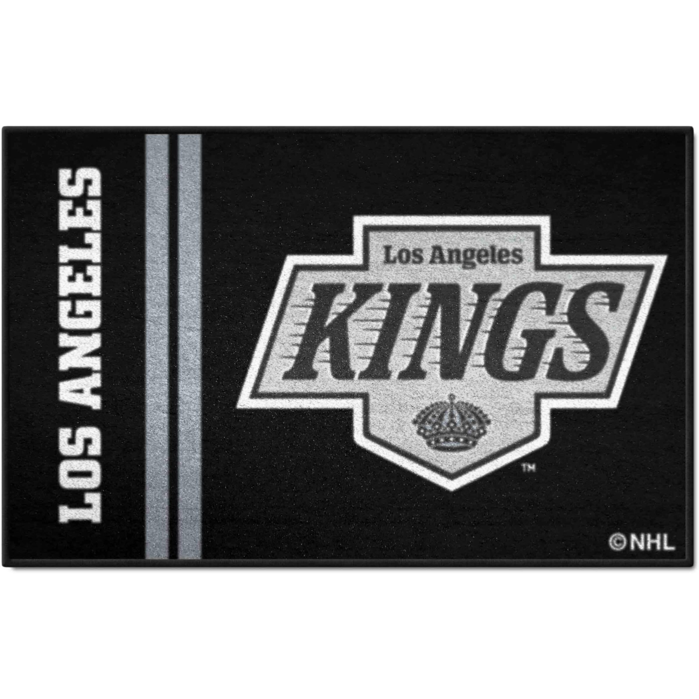 FANMATS 19265 Los Angeles Kings Starter Mat Accent Rug - 19in. x 30in. | Sports Fan Home Decor Rug and Tailgating Mat Uniform Design