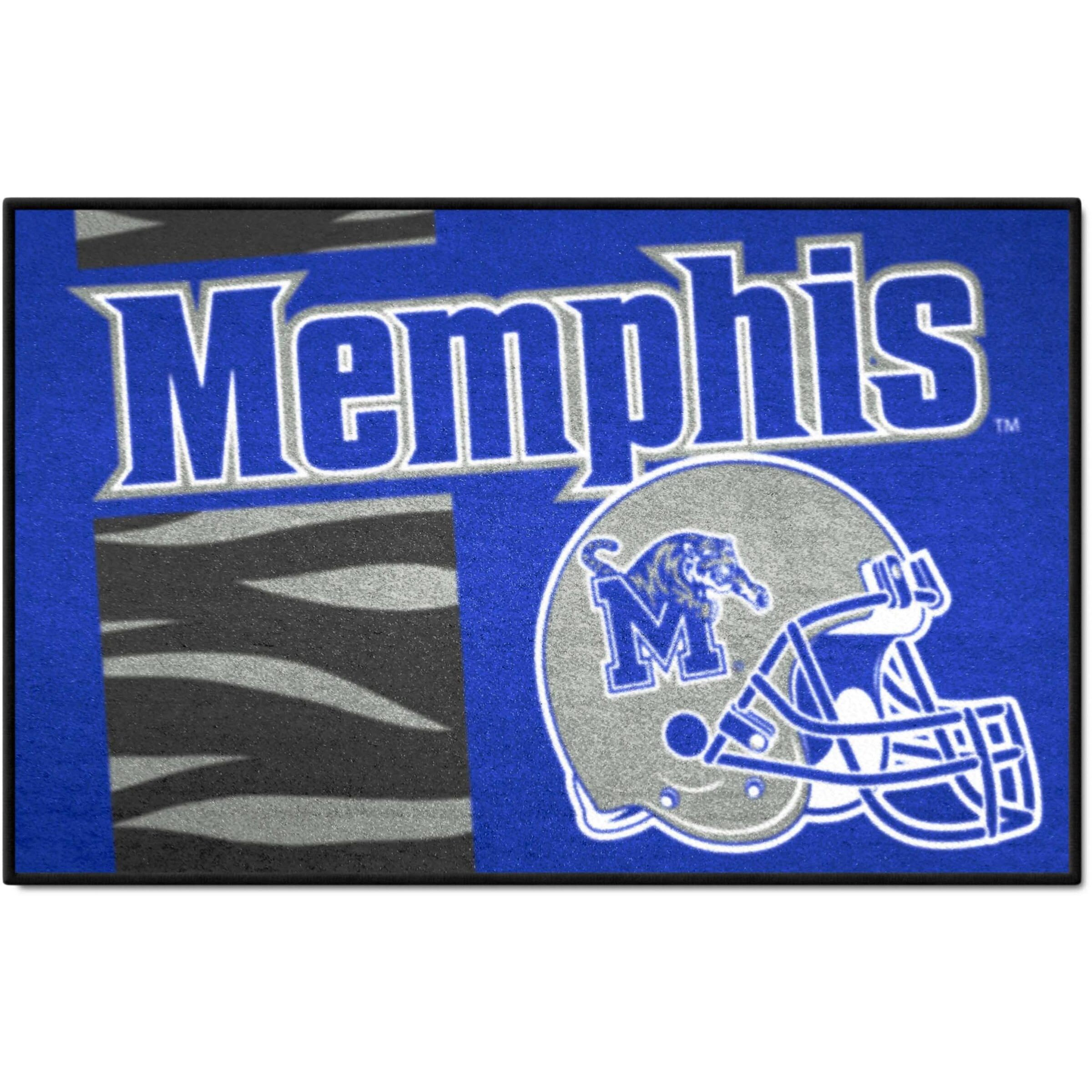 FANMATS 19638 Memphis Tigers Starter Mat Accent Rug - 19in. x 30in. | Sports Fan Home Decor Rug and Tailgating Mat Uniform Design