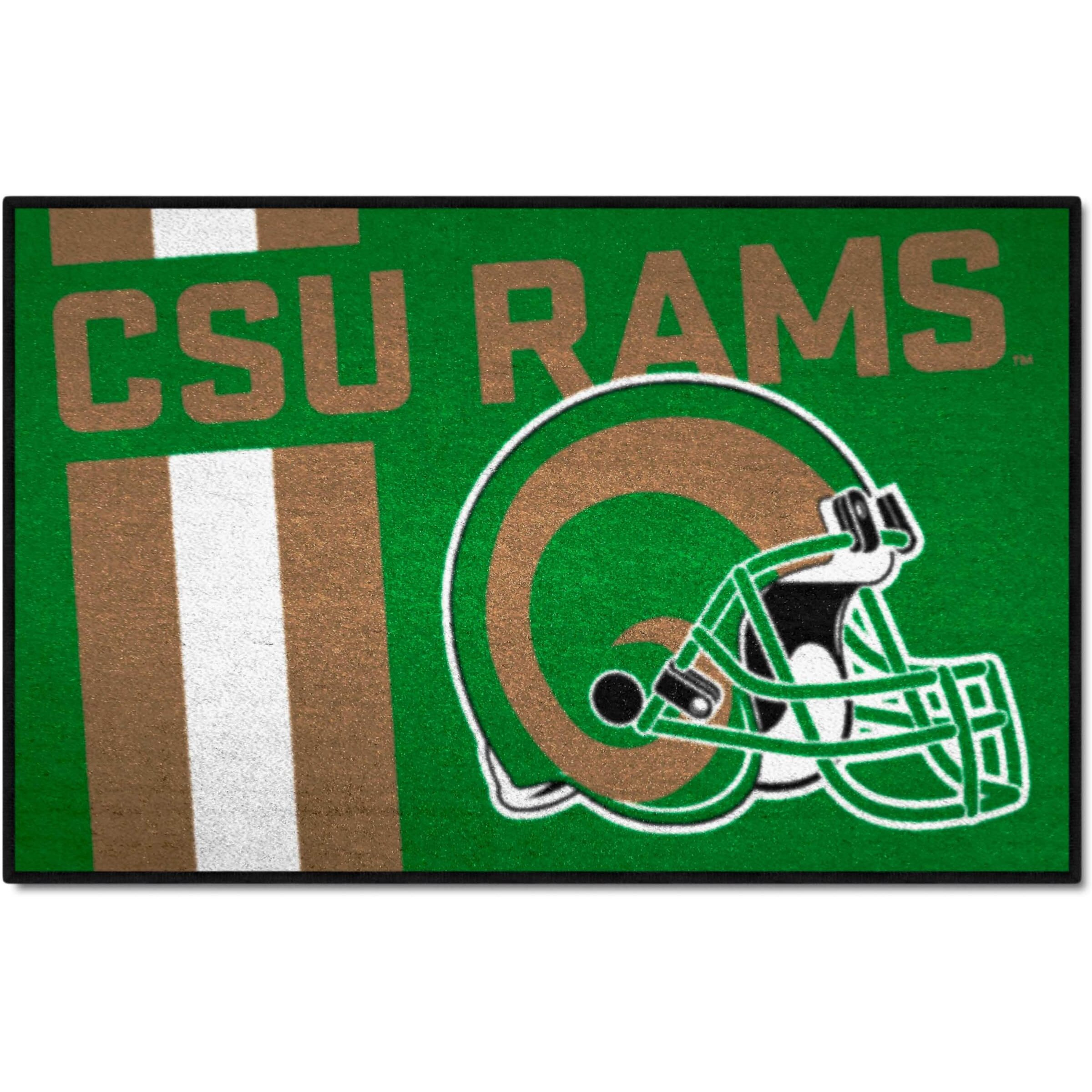 FANMATS 19634 Colorado State Rams Starter Mat Accent Rug - 19in. x 30in. | Sports Fan Home Decor Rug and Tailgating Mat Uniform Design