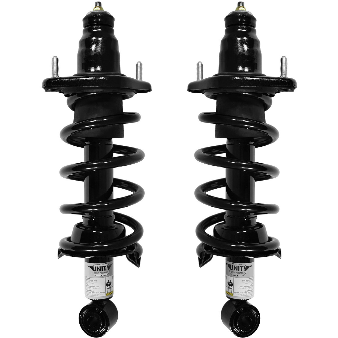 Unity 2-15085-15086-001 Rear 2 Wheel Complete Strut Assembly Kit