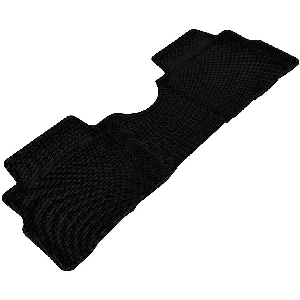 3D MAXpider Custom Fit Kagu Floor Mat (Black) for 2011-2013 KIA Soul - 2ND Row