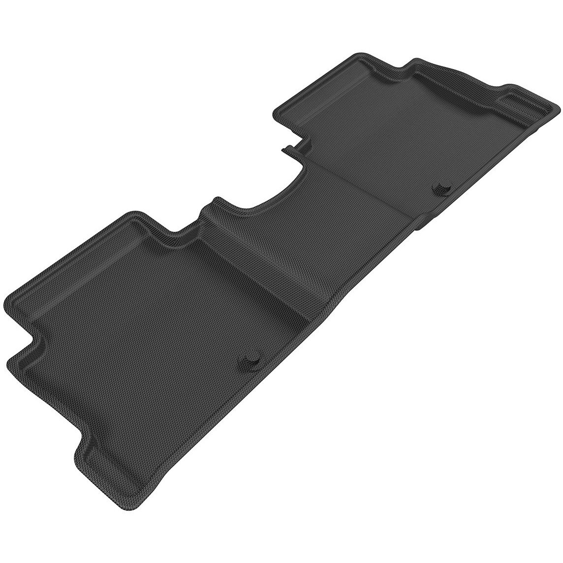 3D MAXpider Custom Fit Kagu Floor Mat (Black) for 2017-2020 Hyundai Elantra Sedan - 2ND Row