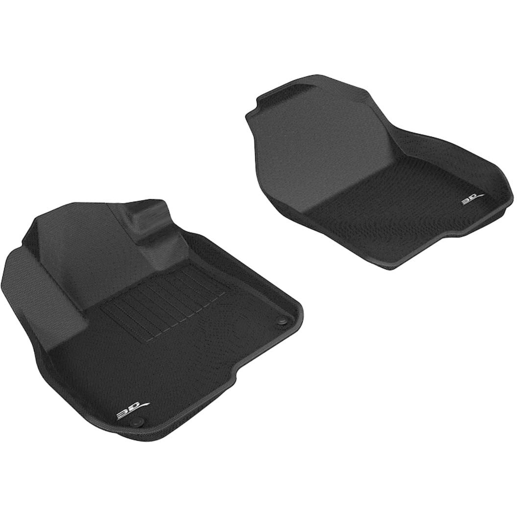 3D MAXpider All-Weather Floor Mats for Honda CR-V CRV 2017-2020 Custom Fit Car Floor Liners, Kagu Series (1st Row, Black)