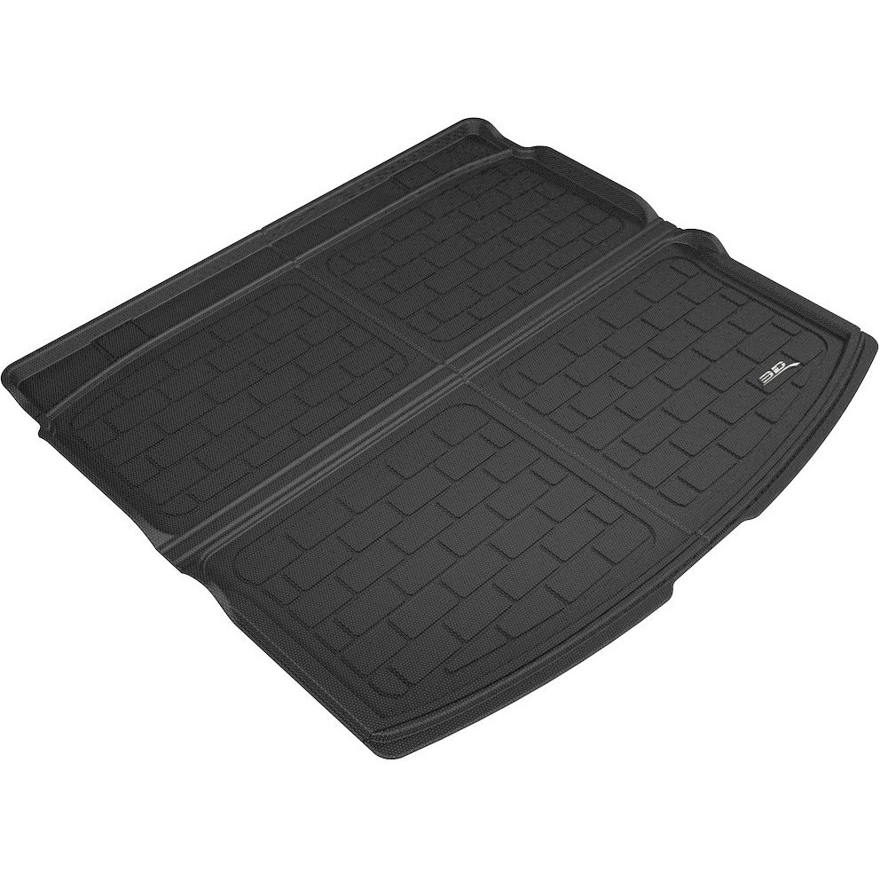 3D MAXpider Stowable Cross Fold Custom Fit All-Weather Cargo Liner for Honda CR-V CRV 2017-2022 Upper Section- Kagu Black