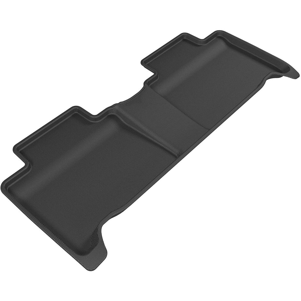 3D MAXpider L1TY20821509 Second Row Custom Fit All-Weather Floor Mat for Select Toyota RAV4 Hybrid Models - Kagu Rubber (Black)