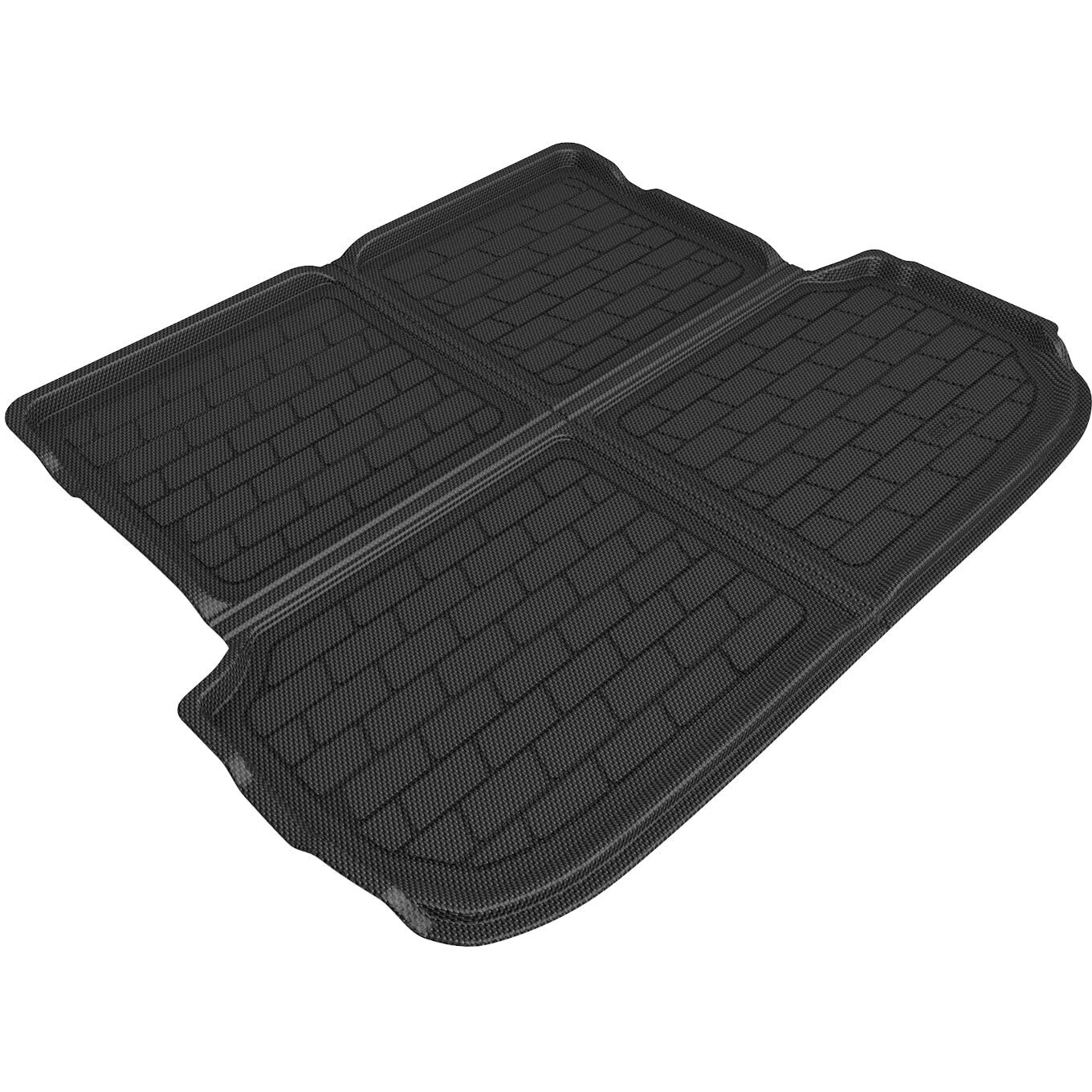 3D MAXpider Custom Fit Kagu Black Cross Fold Cargo Liner Compatible with Subaru Outback 2020-2025 - Cargo Liner