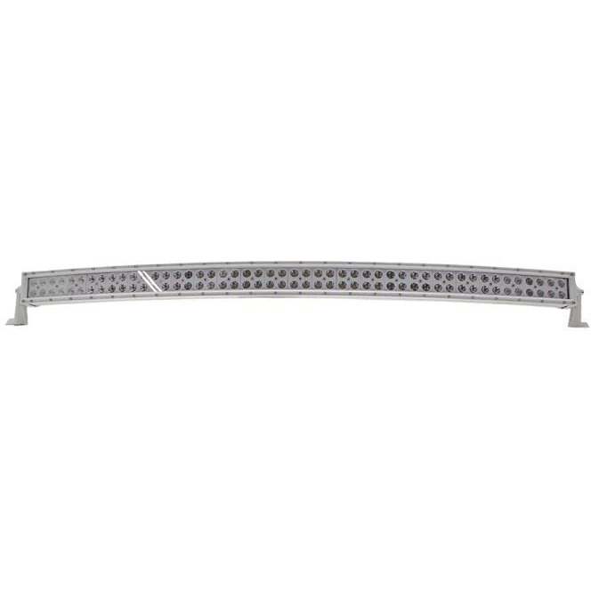 Race Sport Lighting MS288WW-WA 50inch Marine Grade Wrap Around White Shell Dual Row Light Bar with 288-Watt 96 x 3W High Intensity CREE LEDs