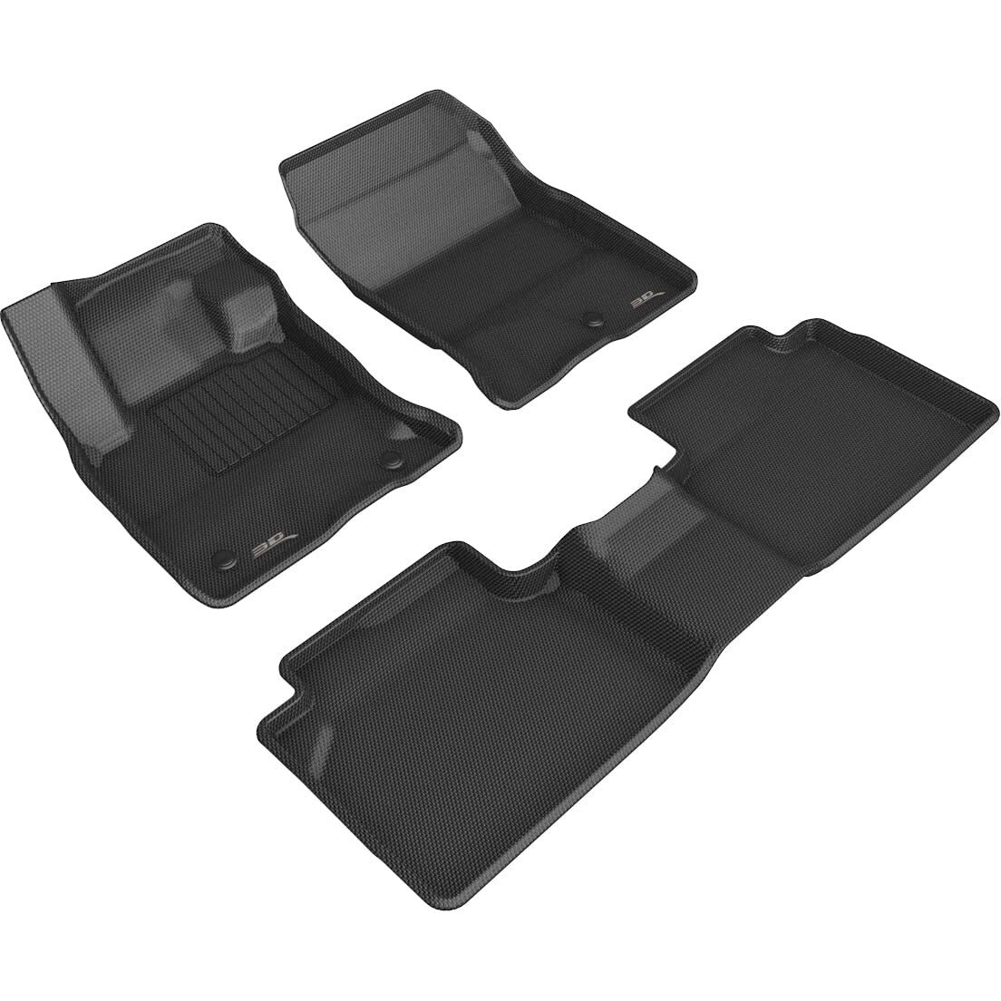 3D MAXpider All-Weather Floor Mats Custom Fit for 2020-2022 Ford Escape Car Floor Liners Kagu Series (1ST & 2ND Row)