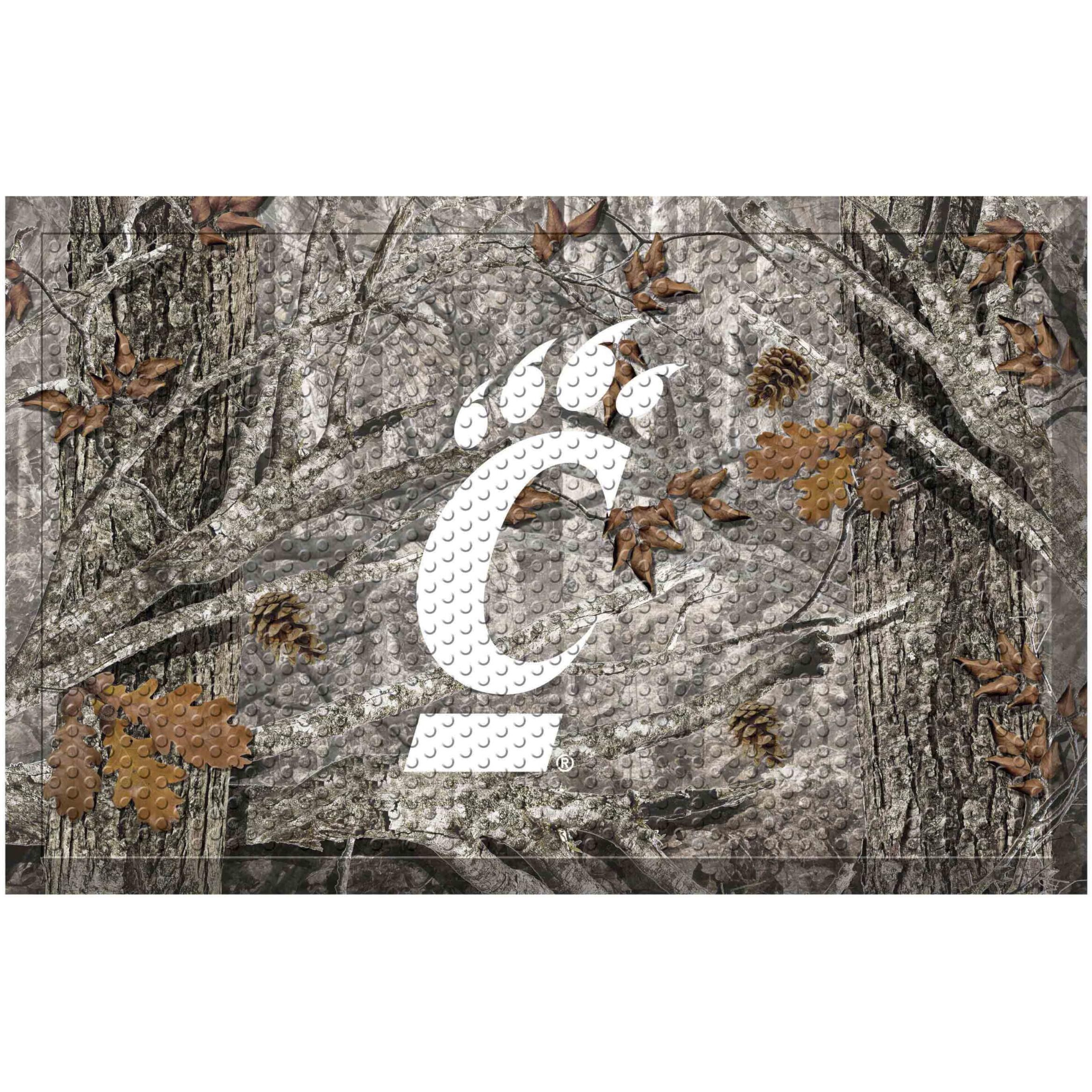 FANMATS 32875 Cincinnati Rubber Scraper Door Mat